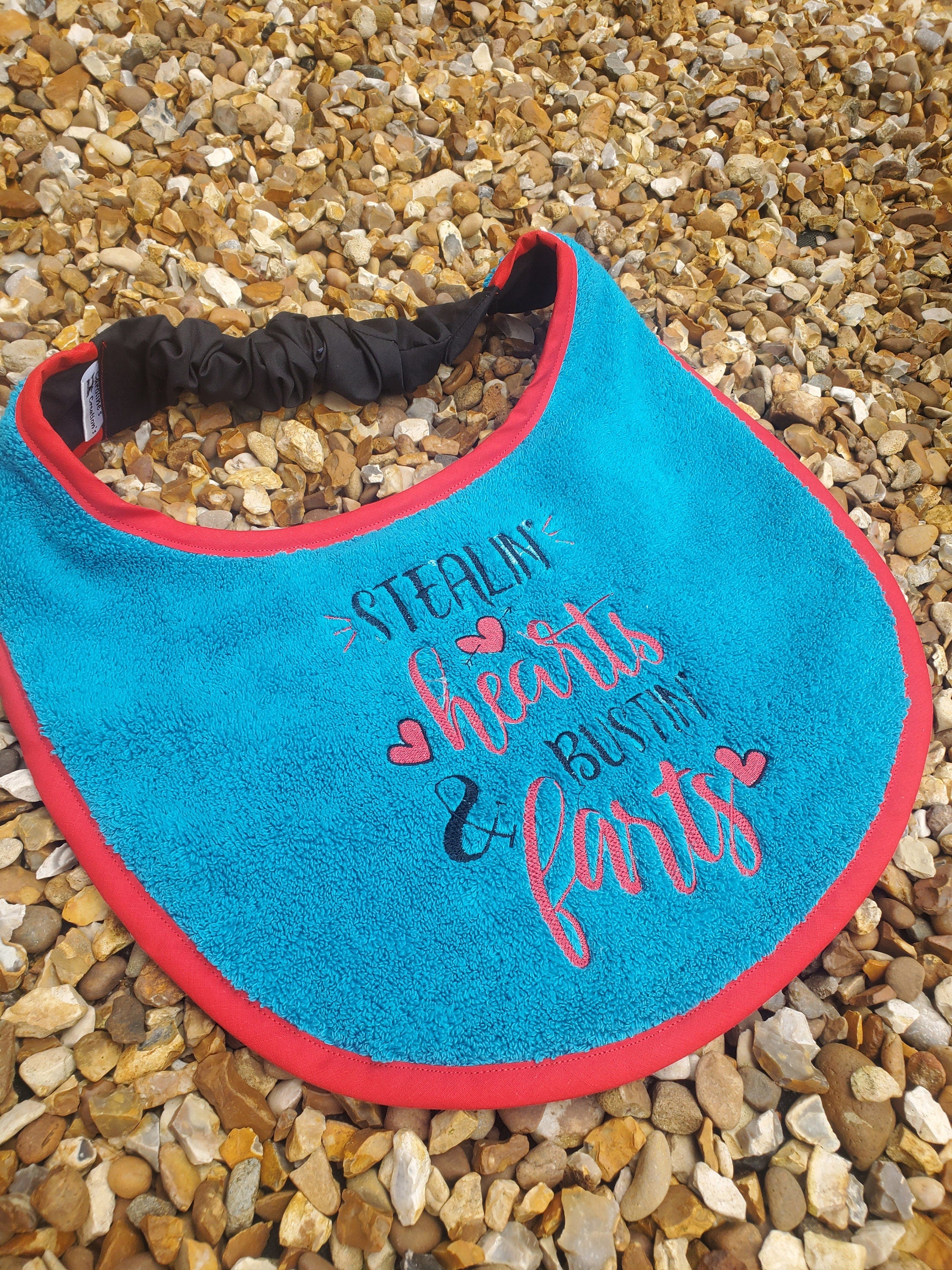 Large Breed Dog Bib: Absorbent Terry Towel, Newfoundland, Personalized