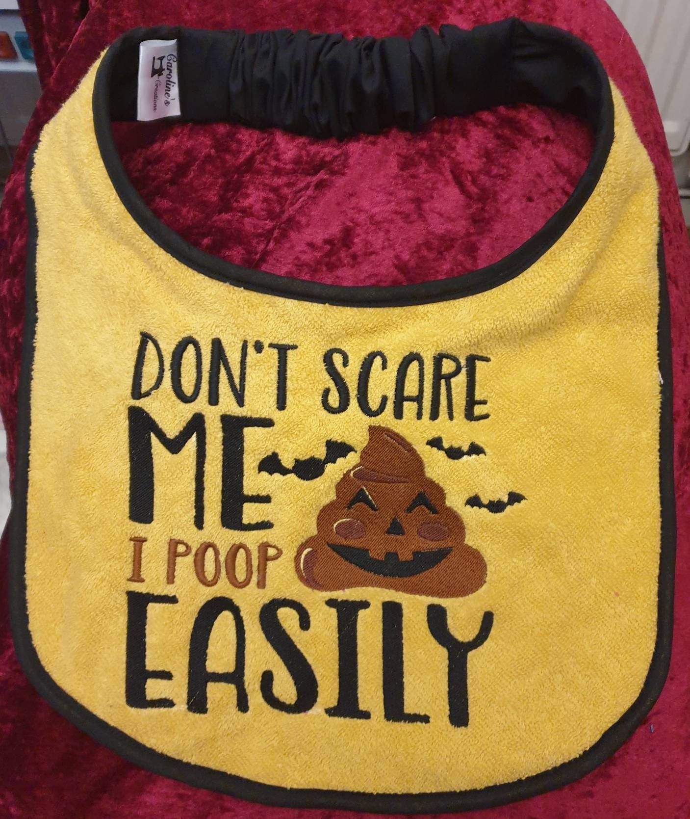 Large Breed Dog Bib: Absorbent Terry Towel, Newfoundland, St Bernard