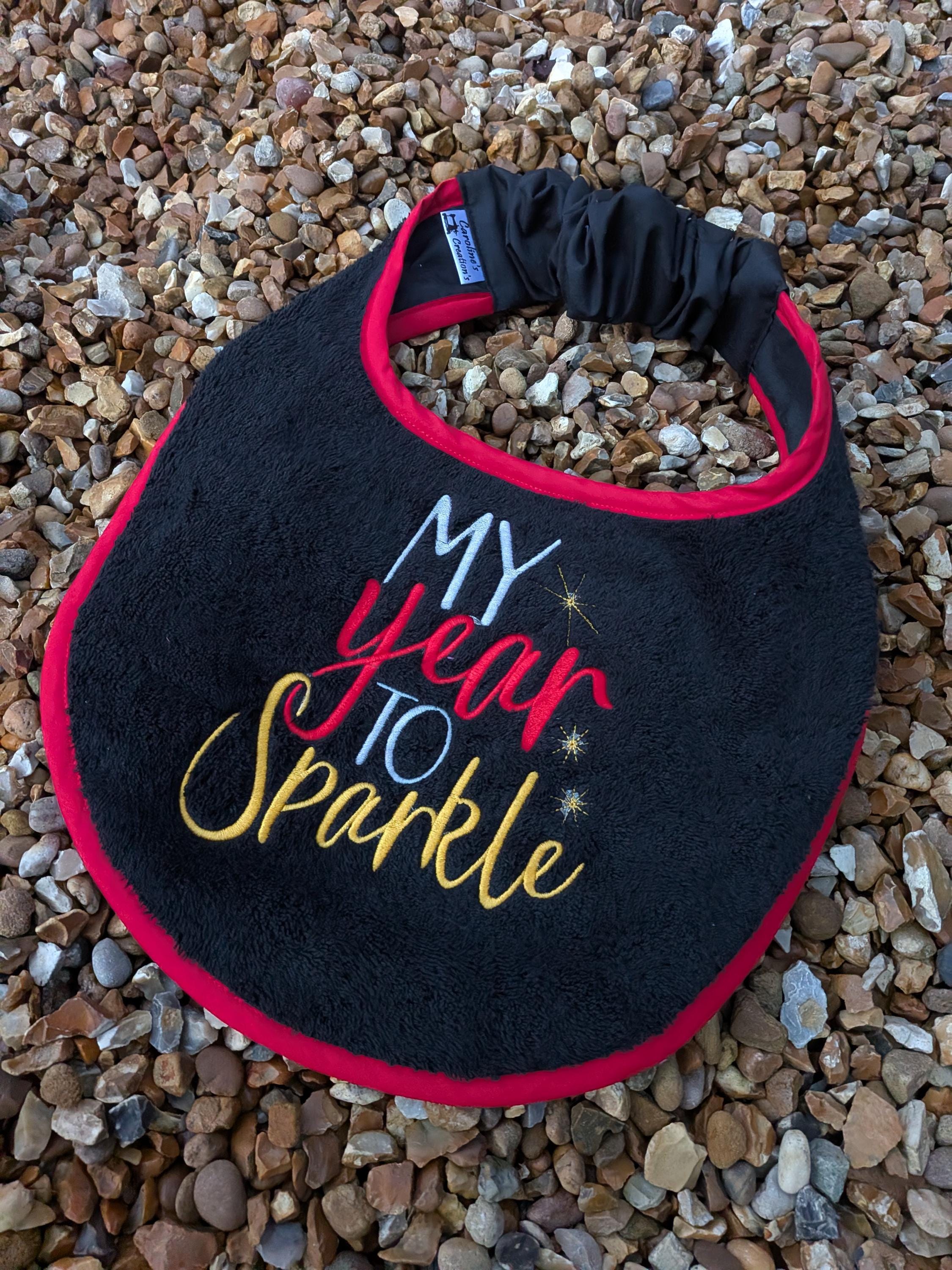 Christmas Dog Bib: Large Breed Terry Towel Drool Bib