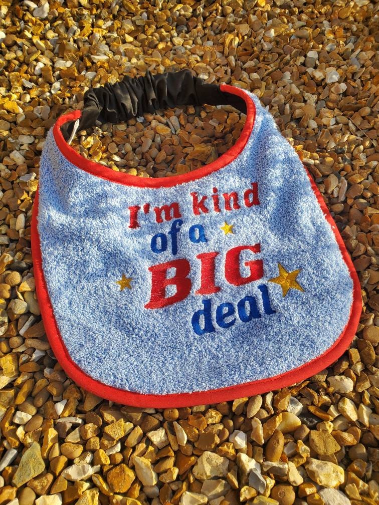 Large Breed Dog Bib: Absorbent Terry Towel, Newfoundland, St Bernard