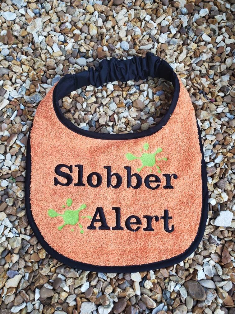 Large Breed Dog Bib: Terry Towel Slobber Bib, Newfoundland, St Bernard