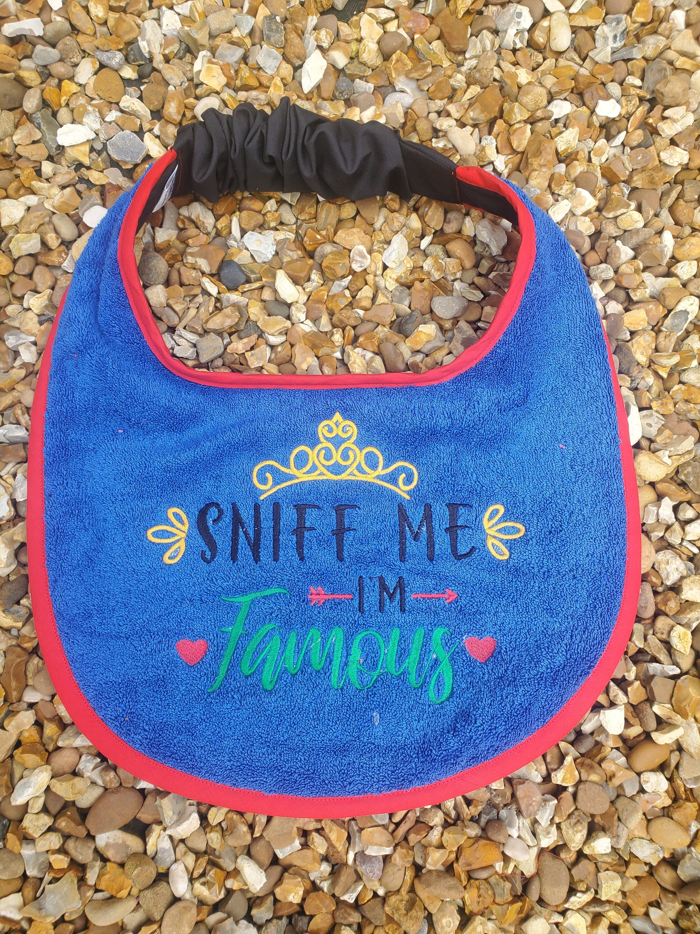 Large Breed Dog Bib: Terry Towel Slobber Catcher, Newfoundland Bib