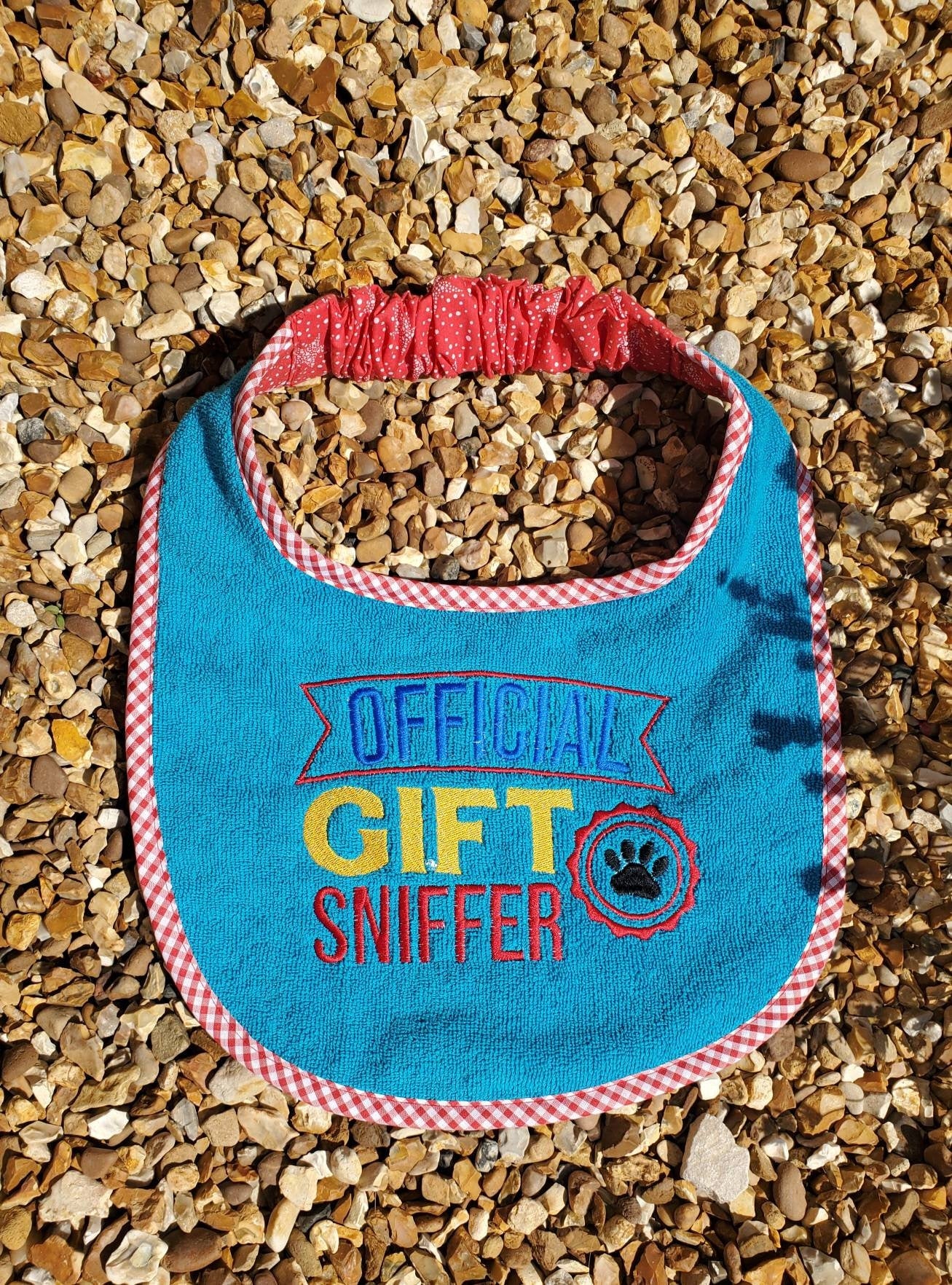 Large Breed Dog Bib: Terry Towel Slobber Bib, Newfoundland St Bernard