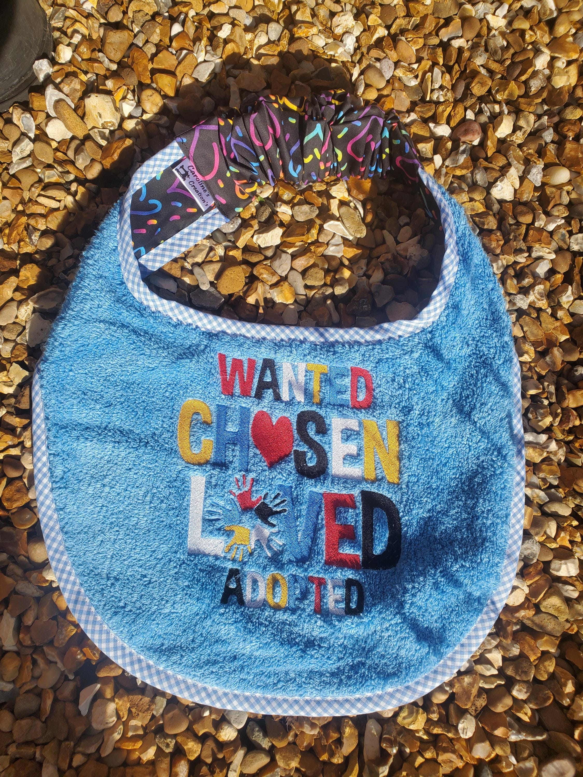 Personalized Large Breed Dog Bib: Absorbent Terry Towel, Newfoundland Bib