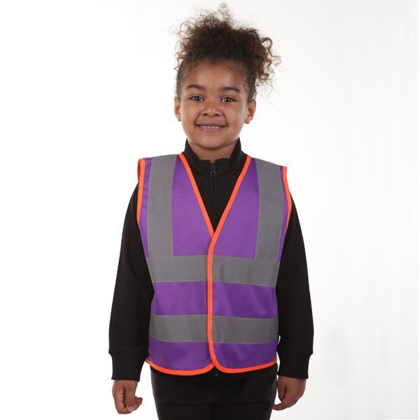 Personalized Child's Hi Viz Vest: Reflective Safety Wear