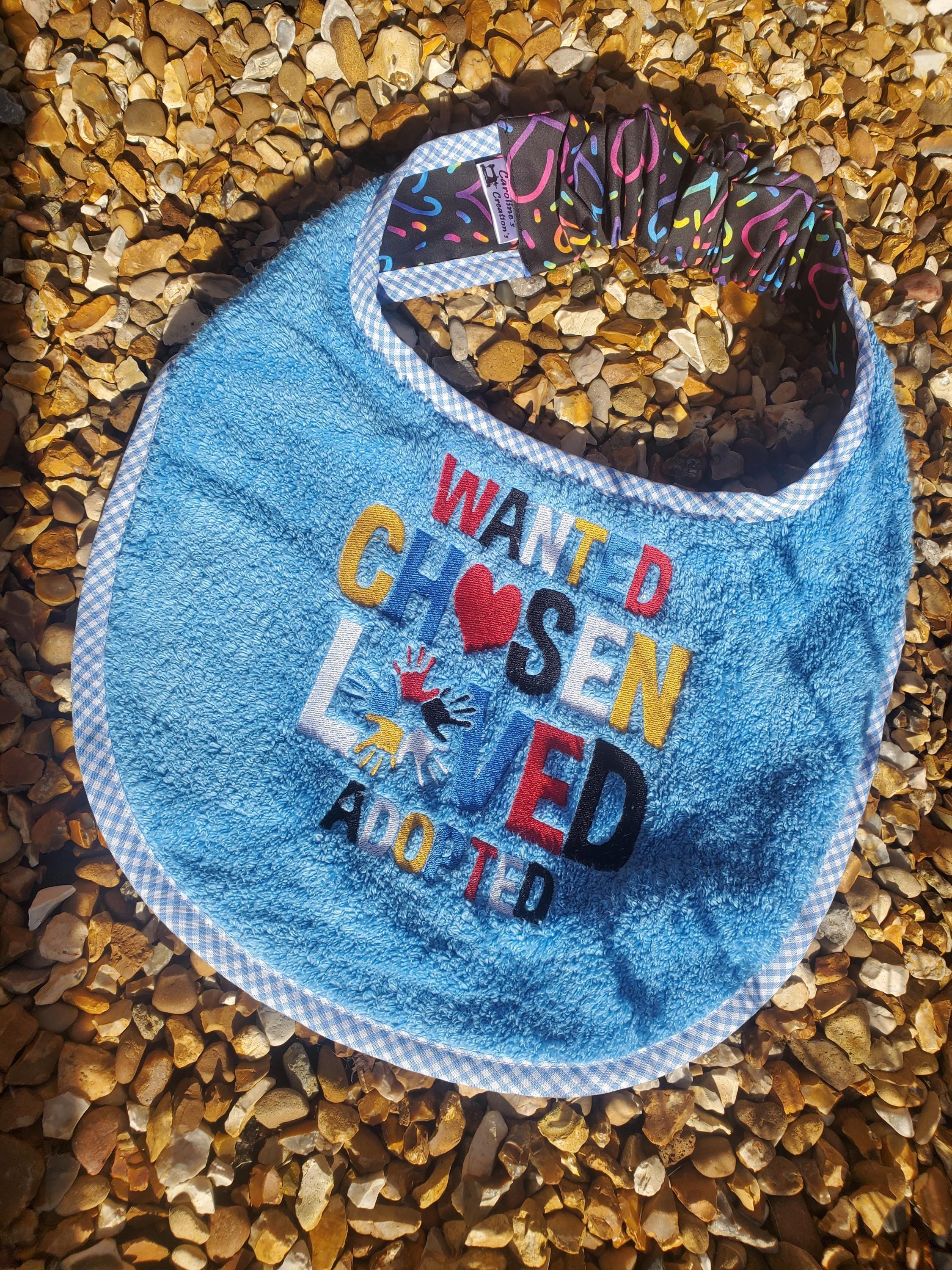 Personalized Large Breed Dog Bib: Absorbent Terry Towel, Newfoundland Bib