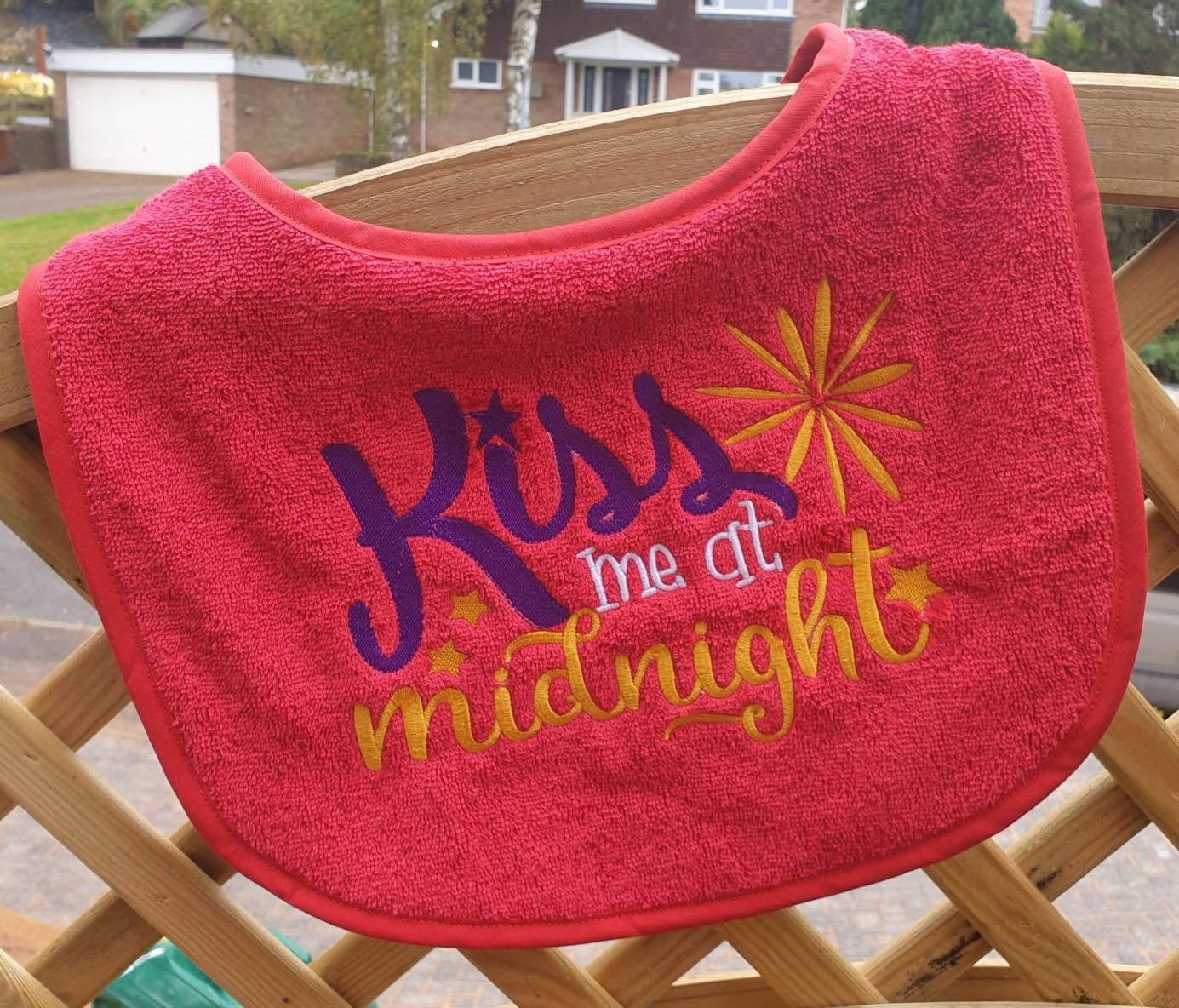 Large Breed Dog Bib: Absorbent Terry Towel, Newfoundland, St Bernard