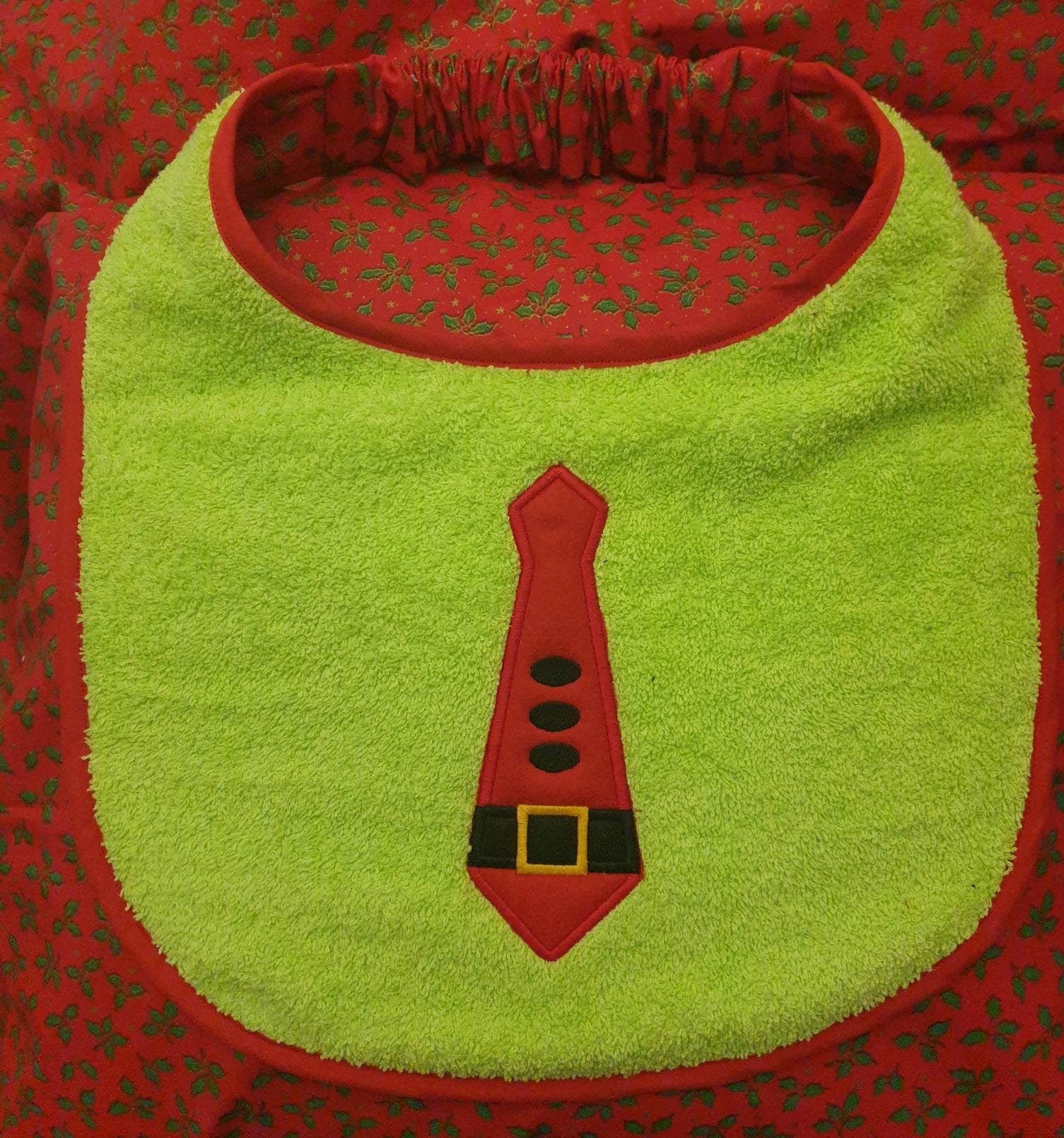 Large Breed Dog Bib: Terry Towel Drool Bib for Newfoundland