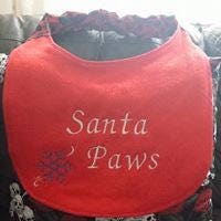 Large Breed Dog Bib: Absorbent Terry Towel, Newfoundland, St Bernard