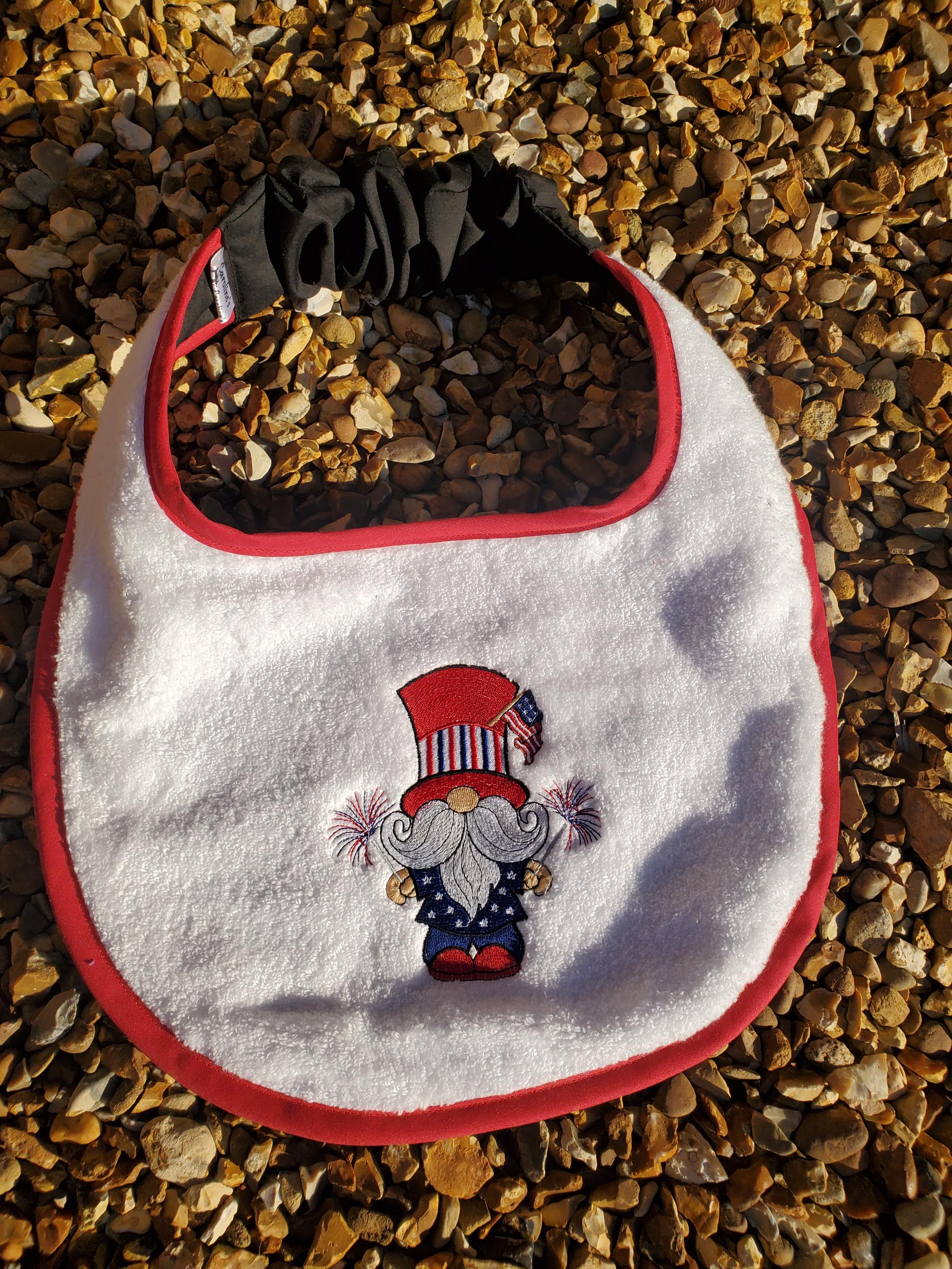 Large Breed Dog Bib: Absorbent Terry Towel, Newfoundland, Custom Name