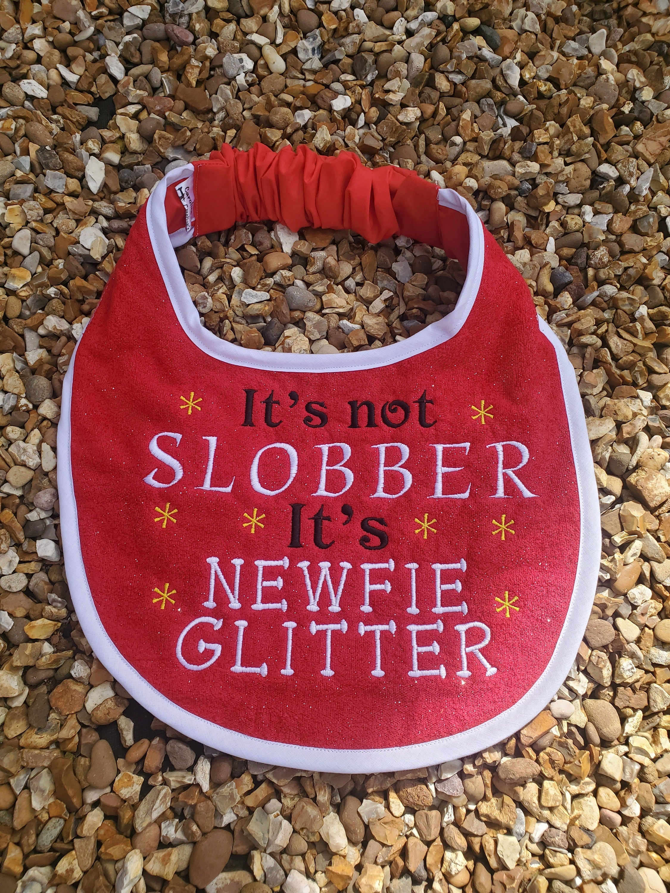 Personalized Large Breed Dog Bib: Absorbent Terry Towel, Newfoundland