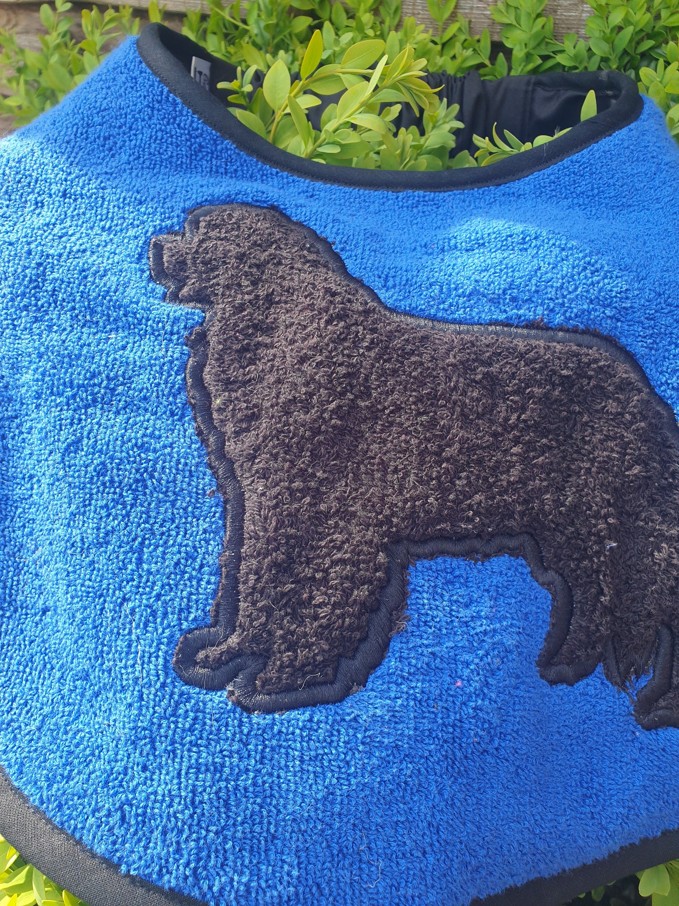 Personalized Large Breed Dog Bib: Terry Towel Drool Catcher