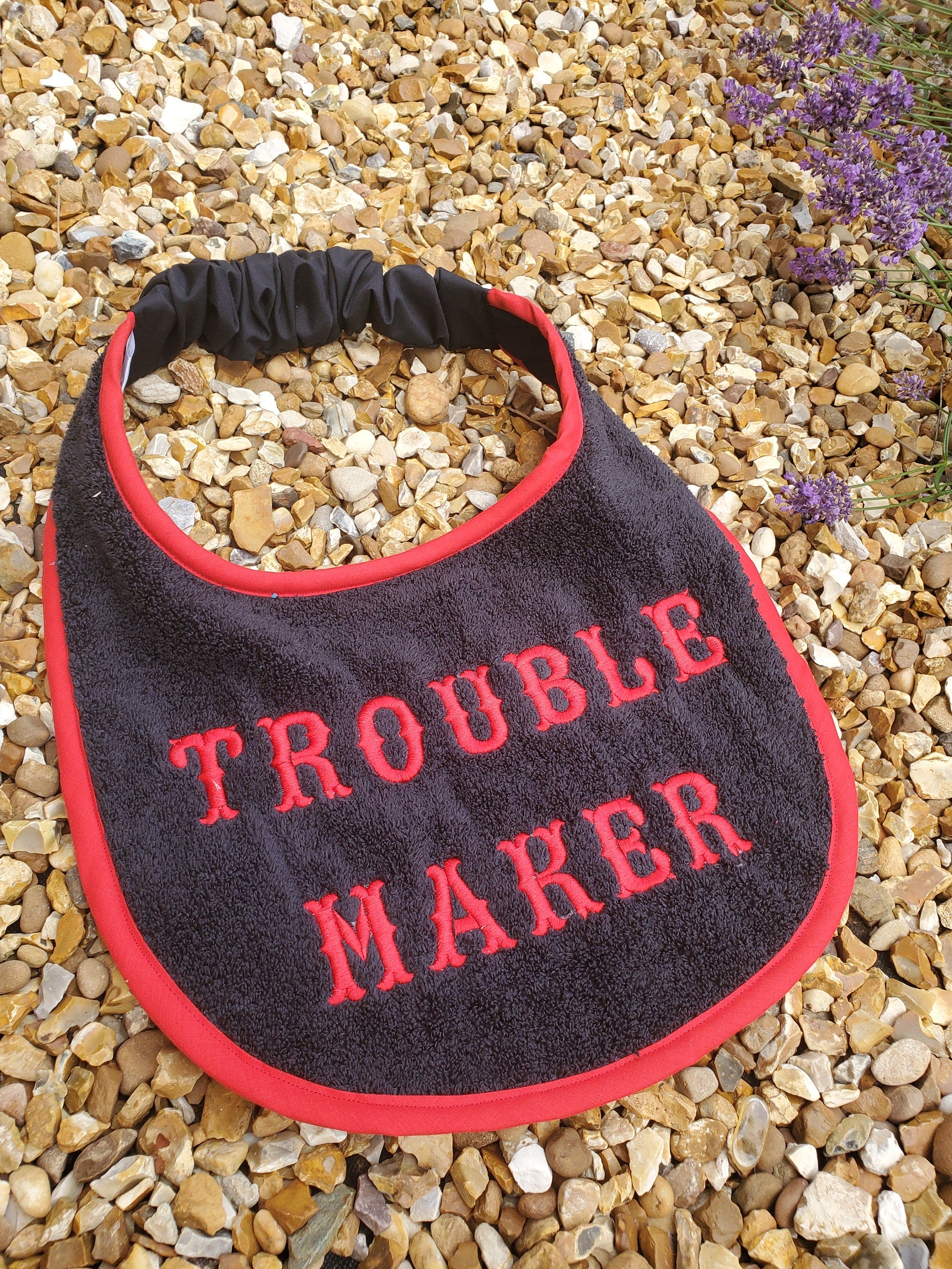 Large Breed Dog Bib: Absorbent Terry Towel, Custom Name Option