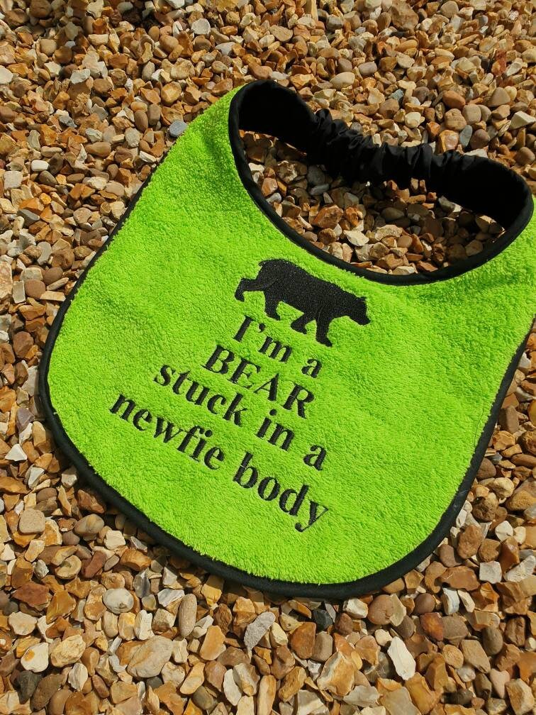 Large Breed Dog Bib: Absorbent Terry Towel, Newfoundland Drool Catcher