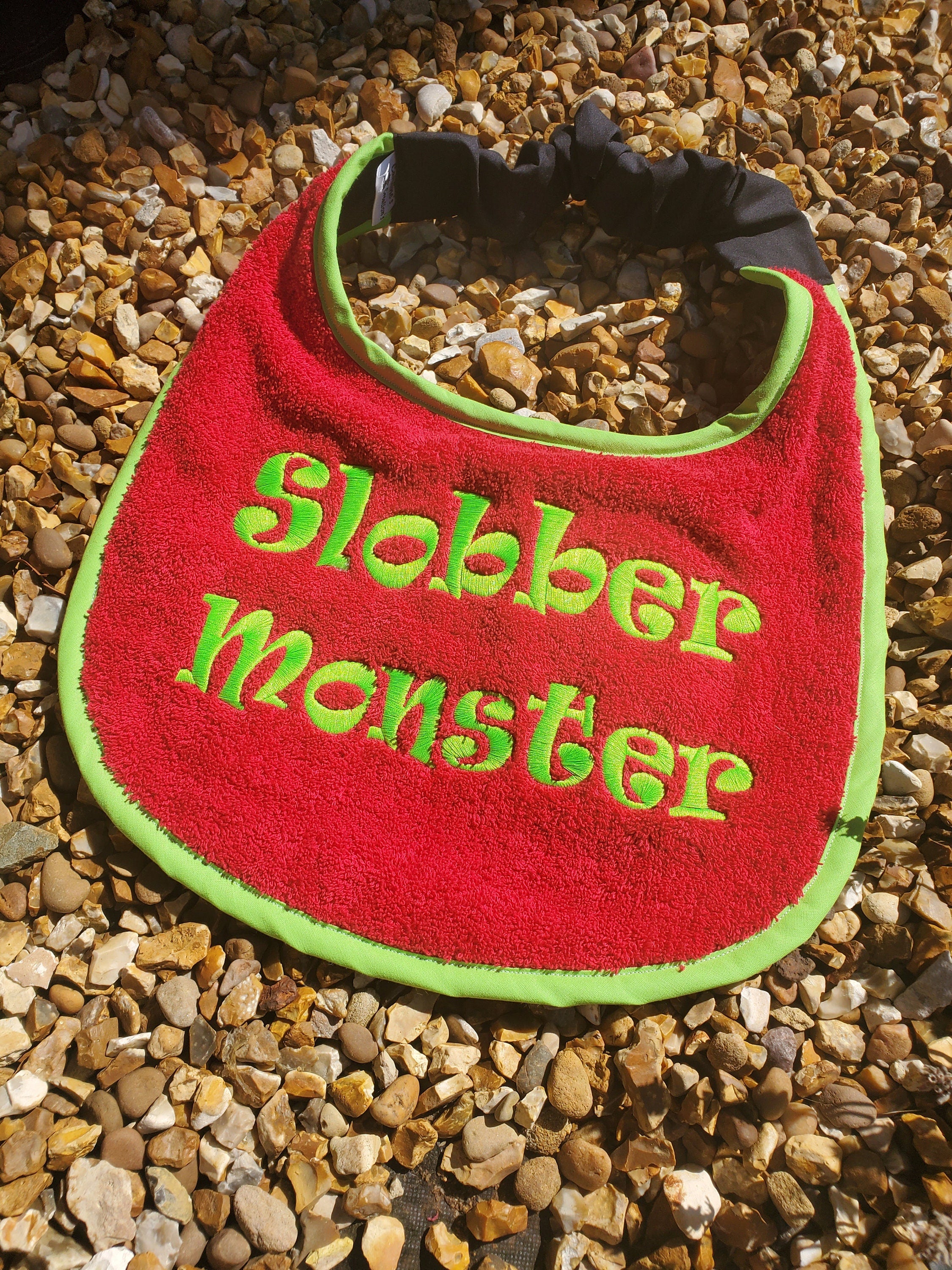Large Breed Dog Bib: Absorbent Terry Towel, Newfoundland, St Bernard