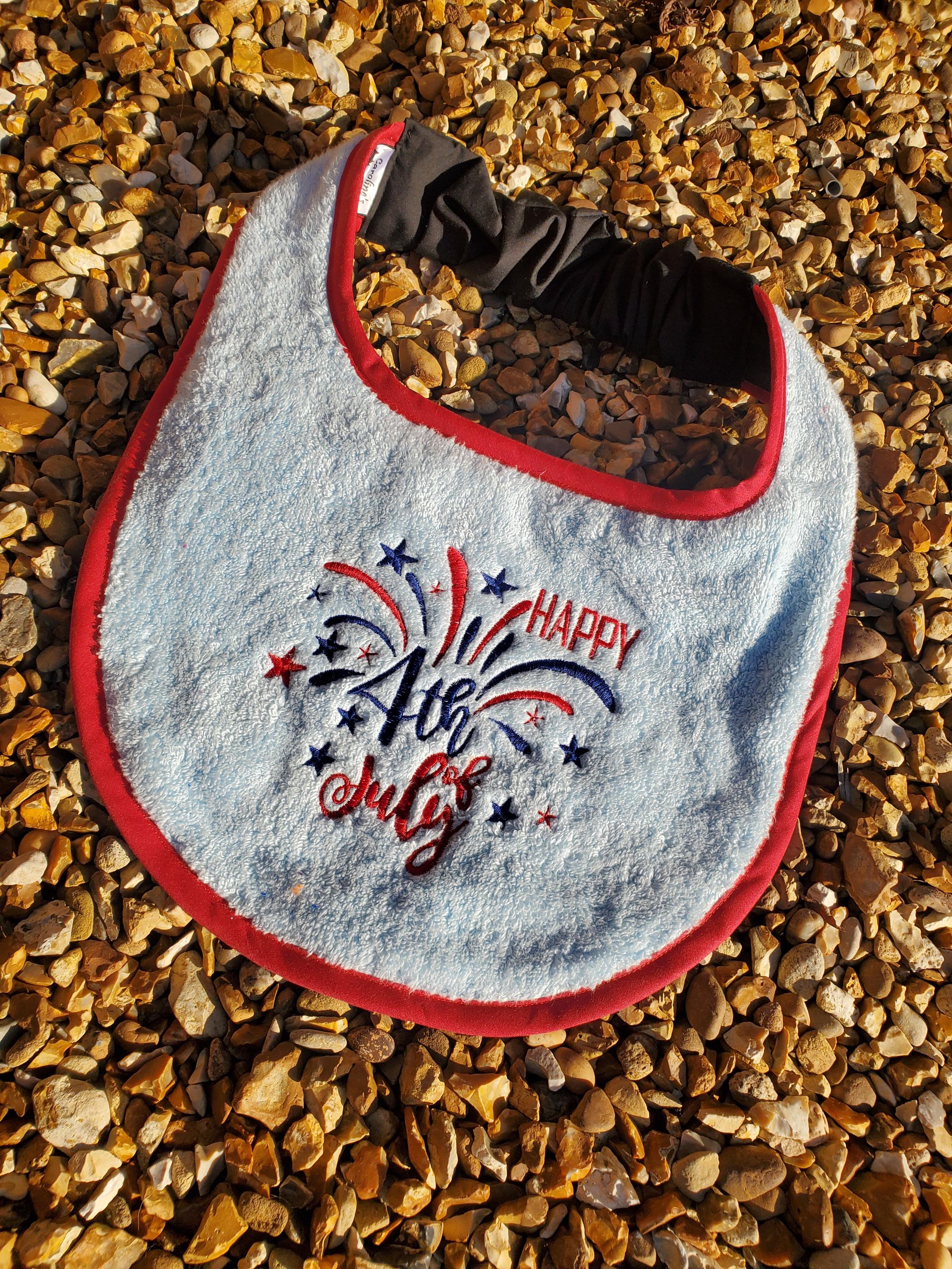 Large Breed Dog Bib: Absorbent Terry Towel, Newfoundland, St Bernard