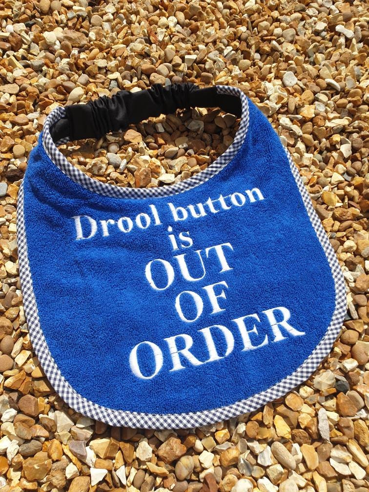 Large Breed Dog Bib: Absorbent Terry Towel, Newfoundland, Custom Option