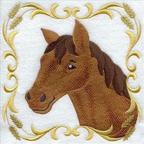 Personalized Embroidered Horse Head Hoodie: Equestrian Gift