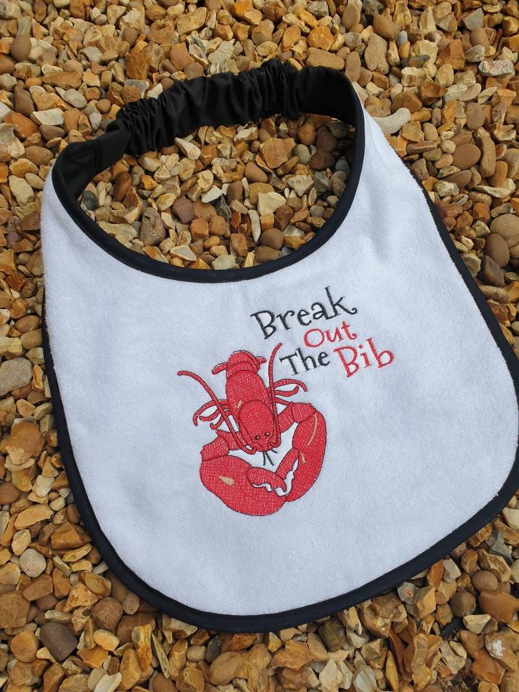 Large Breed Dog Bib: Absorbent Terry Towel, Newfoundland, St Bernard