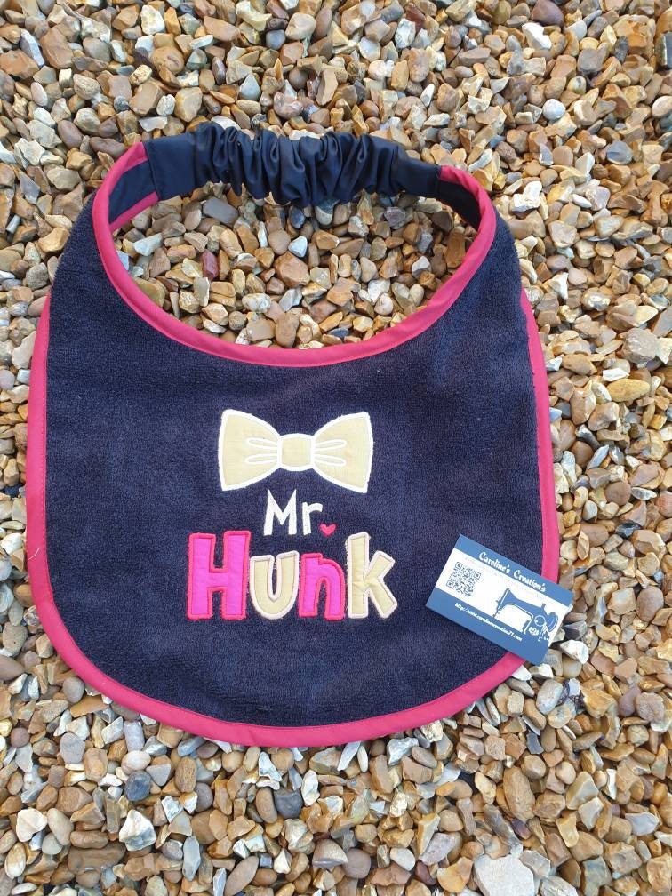 Large Breed Dog Bib: Absorbent Terry Towel, Newfoundland, St Bernard