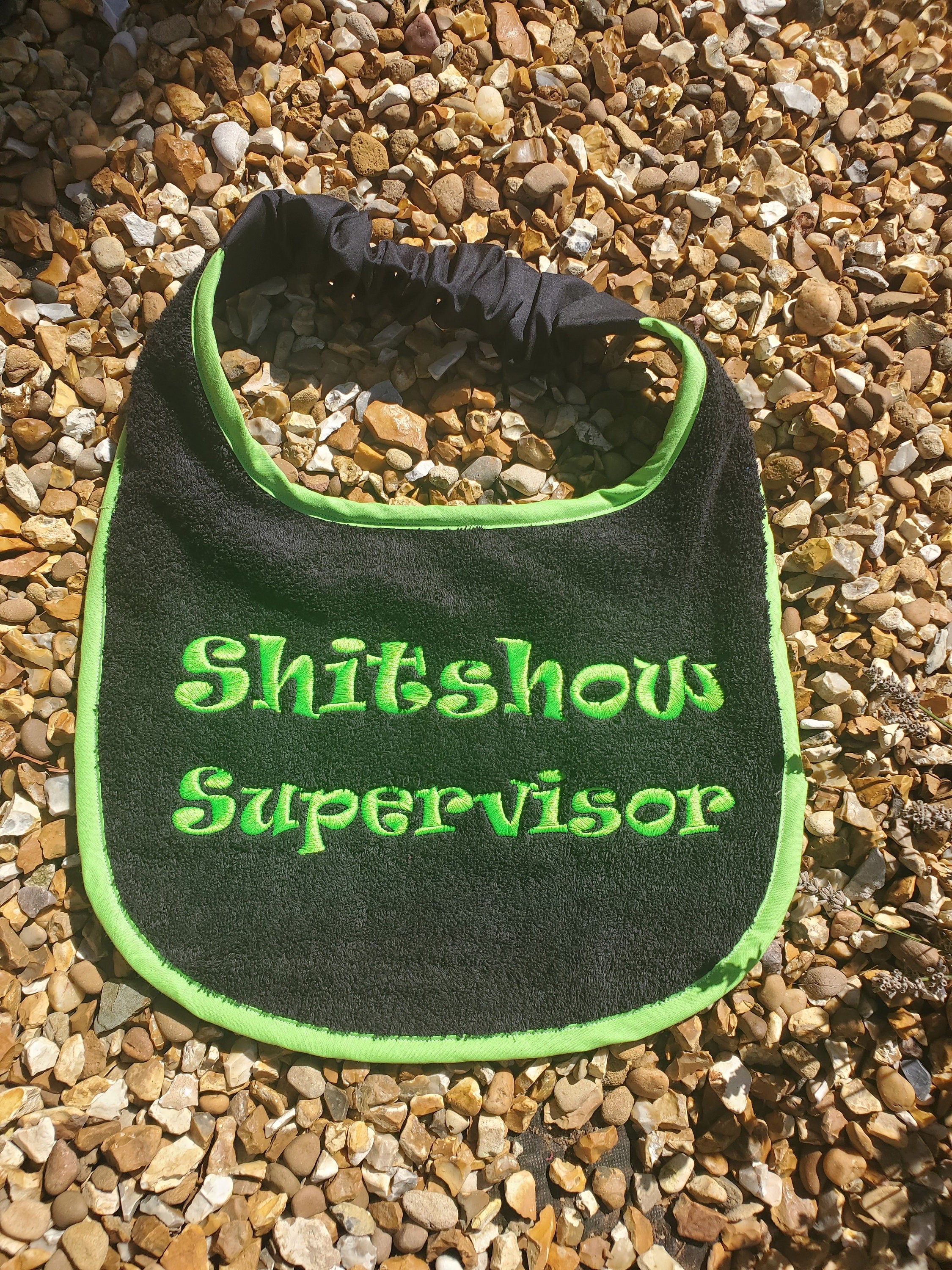 Large Breed Dog Bib: Absorbent Terry Towel, Newfoundland, St Bernard