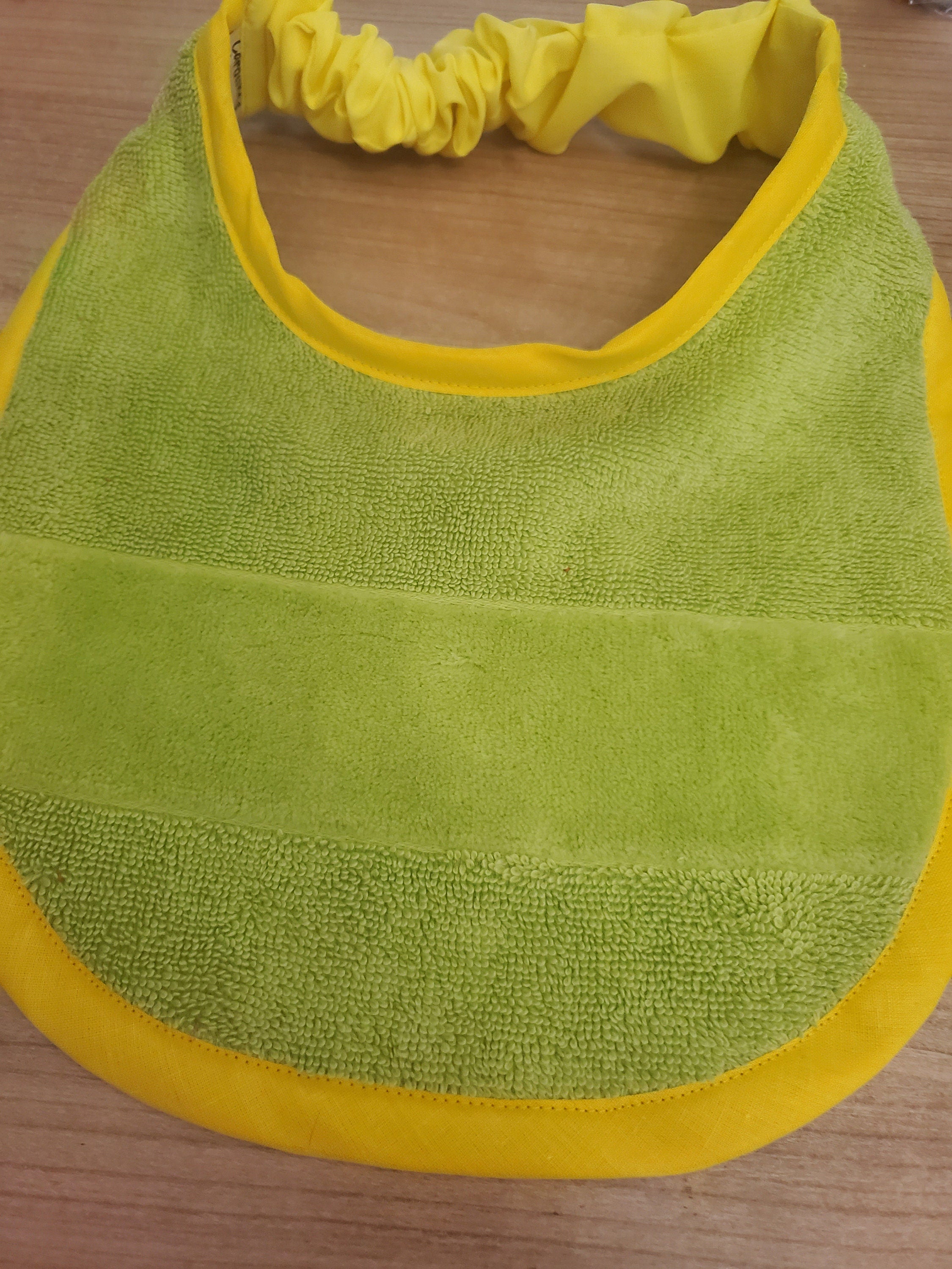 Puppy Bib: Terry Towel Drool Bib - Large Breed, Handmade in UK