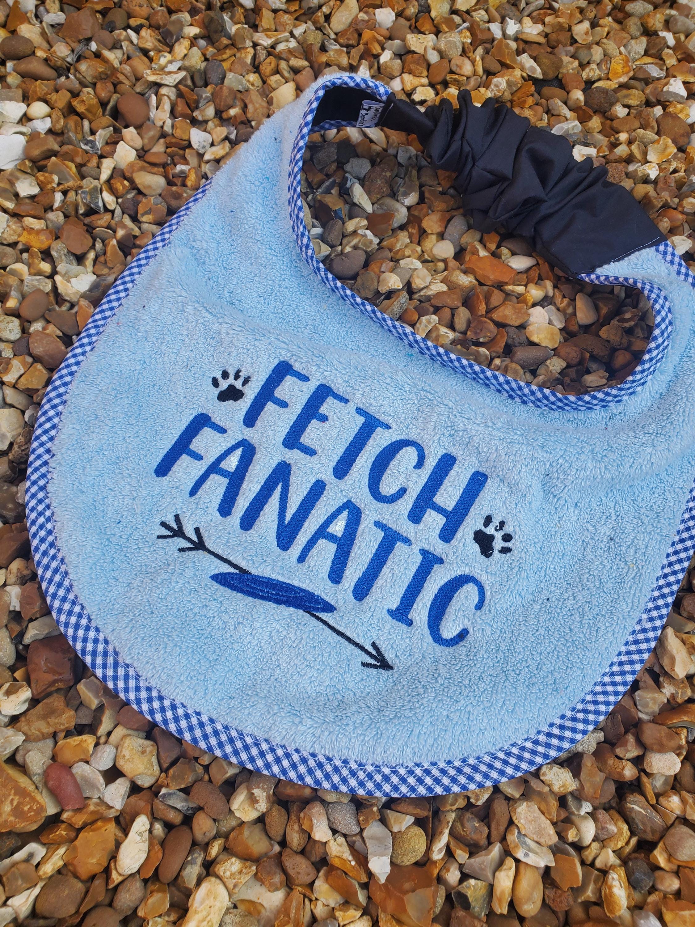 Large Breed Dog Bib: Absorbent Terry Towel, Newfoundland, Custom Name