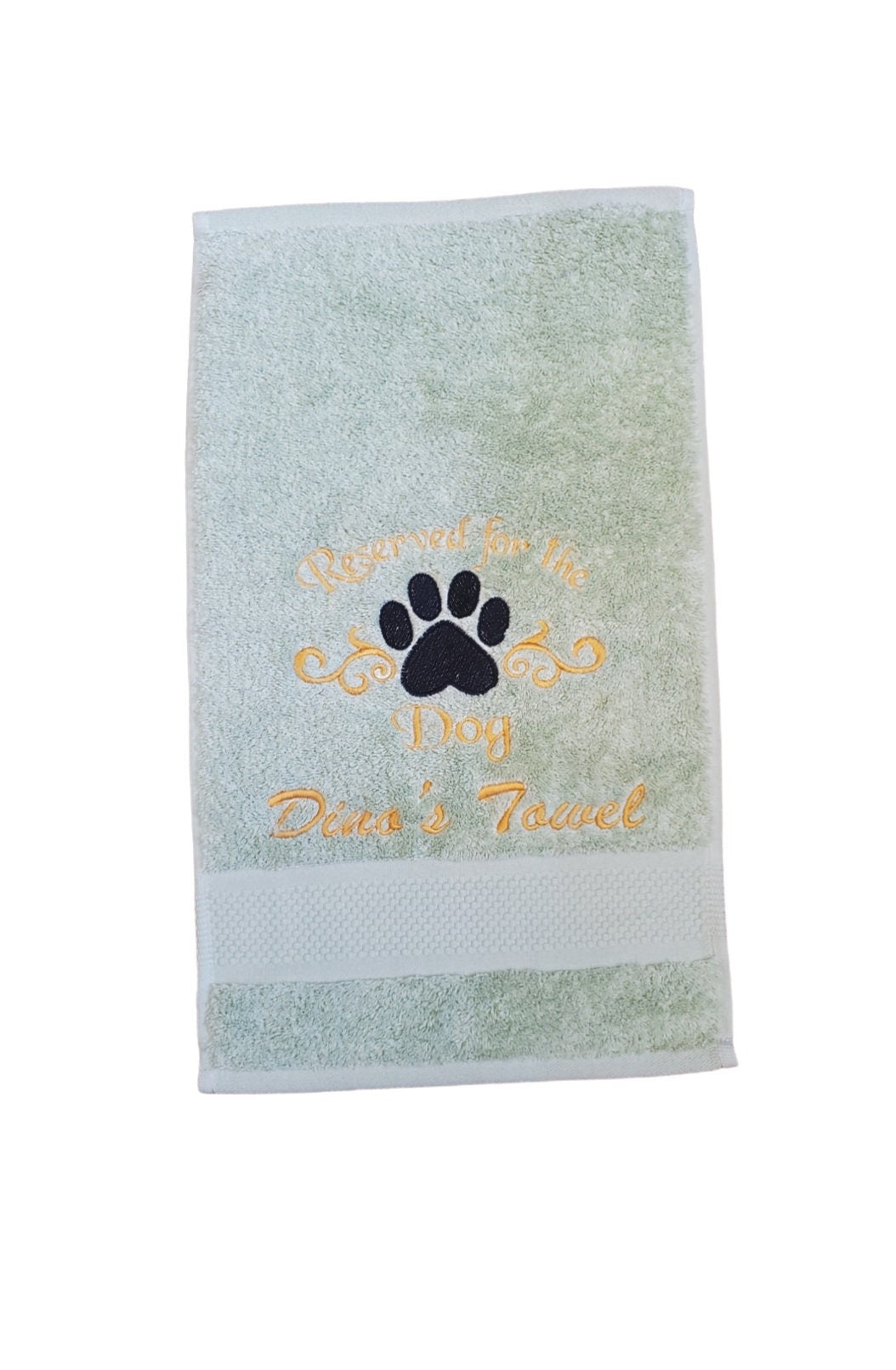 Personalized Pet Hand Towel: Turkish Cotton Dog Drool Cloth