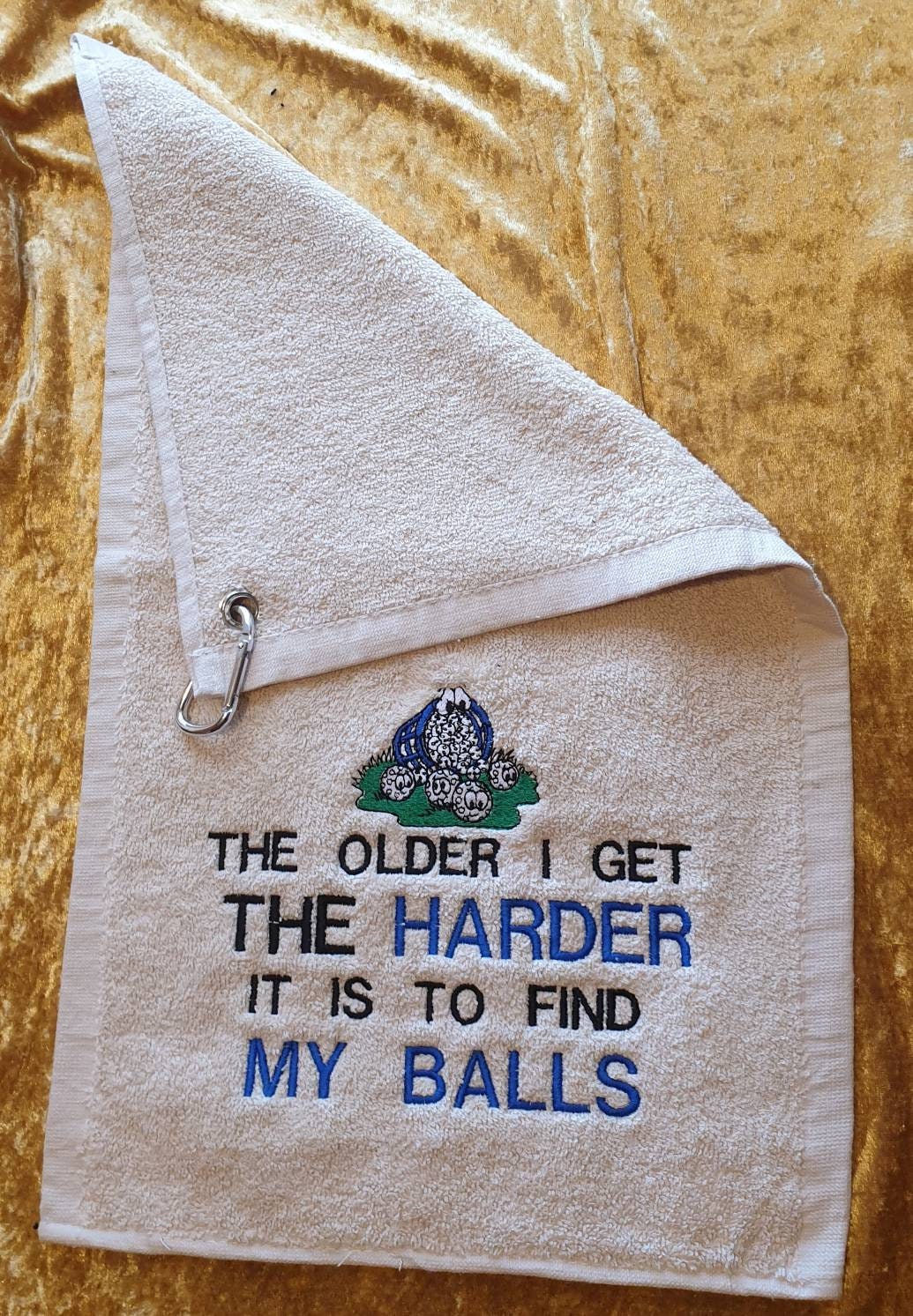 Fathers Day Gift , Custom Golf Towel , Personalised Golf Towel , Monogrammed Gift for dad ,