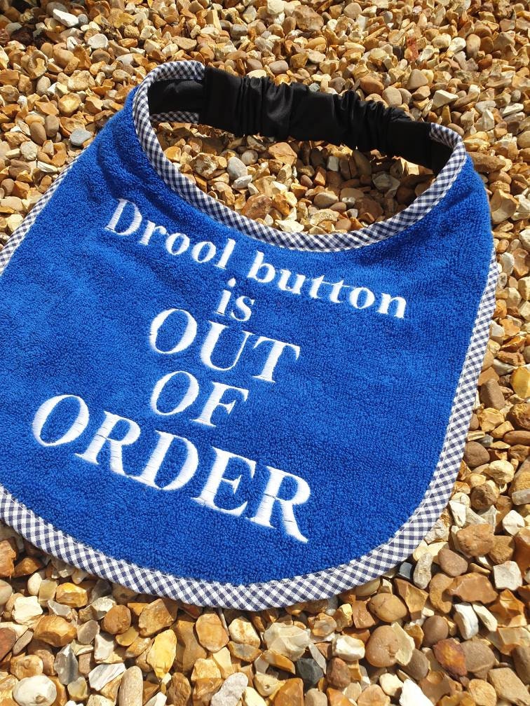 Large Breed Dog Bib: Absorbent Terry Towel, Newfoundland, Custom Option