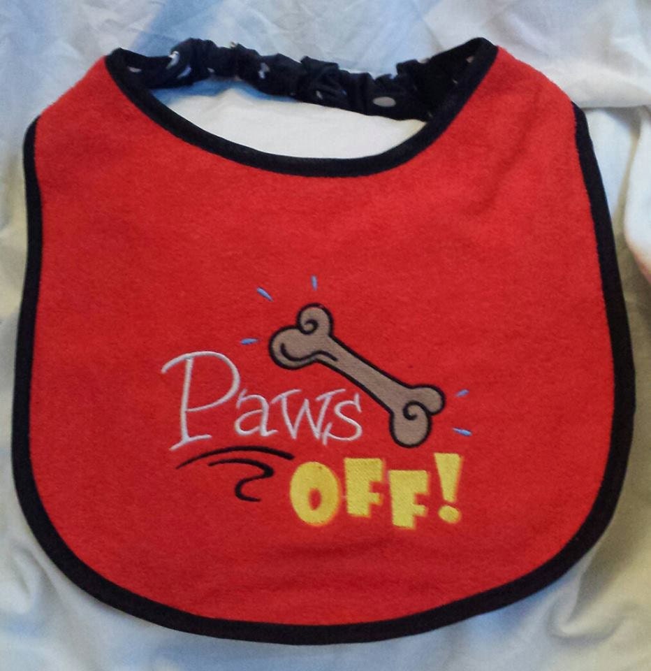 Large Breed Dog Bib: Absorbent Terry Towel, Newfoundland Drool Slobber