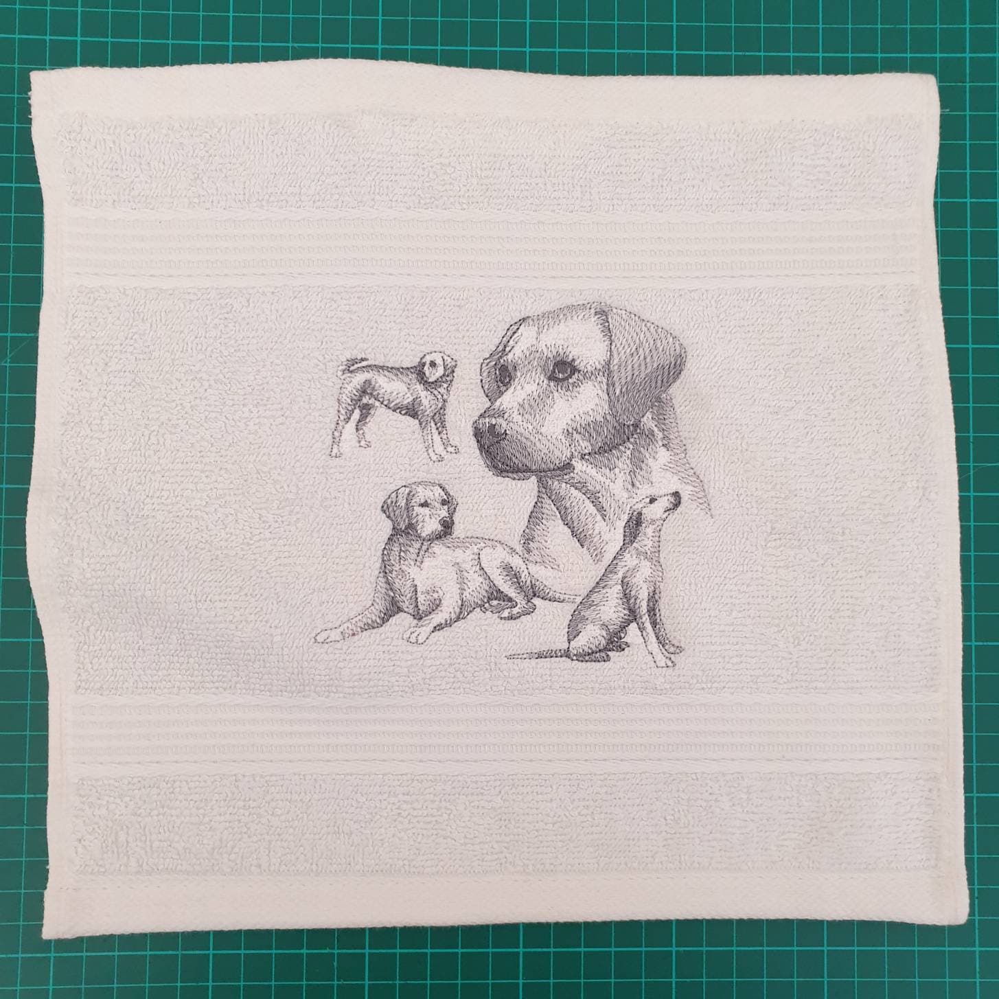 Labrador Dog Drool Cloth: Egyptian Cotton Flannel