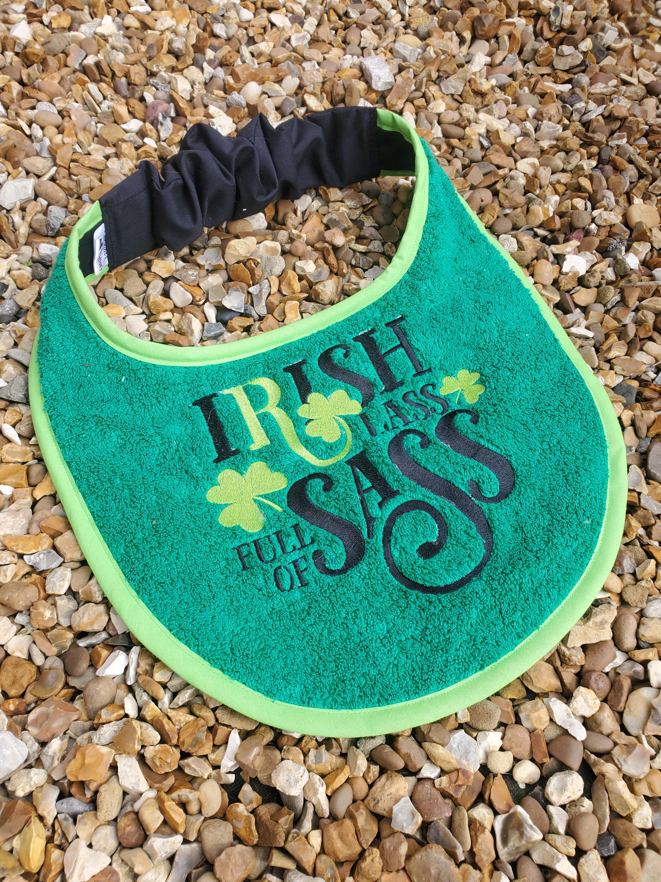Personalized Large Dog Bib: Terry Towel Slobber Bib, Newfoundland Breed