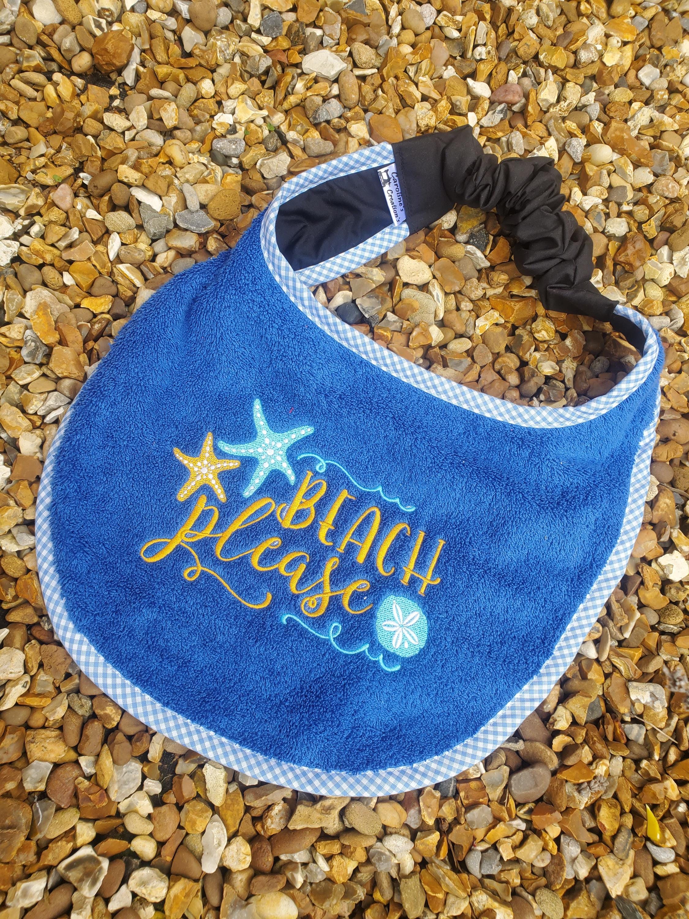 Personalized Large Dog Bib: Terry Towel Slobber Catcher