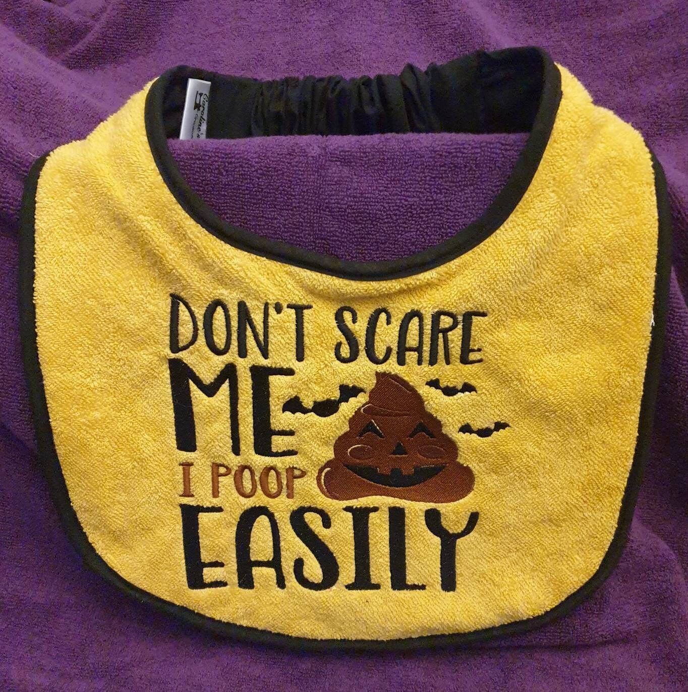 Large Breed Dog Bib: Absorbent Terry Towel, Newfoundland, St Bernard