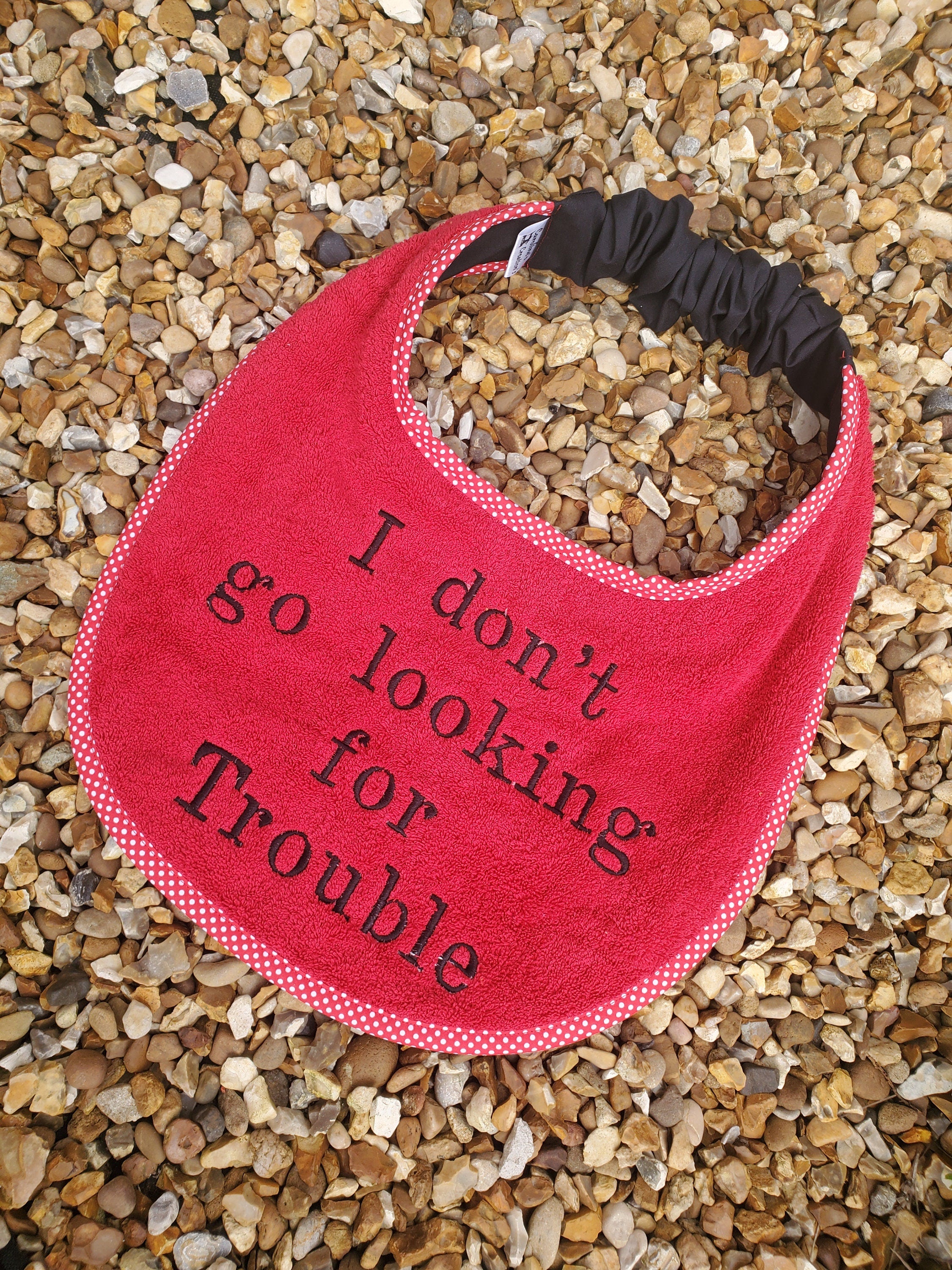 Large Breed Dog Bib: Absorbent Terry Towel, Newfoundland, St Bernard