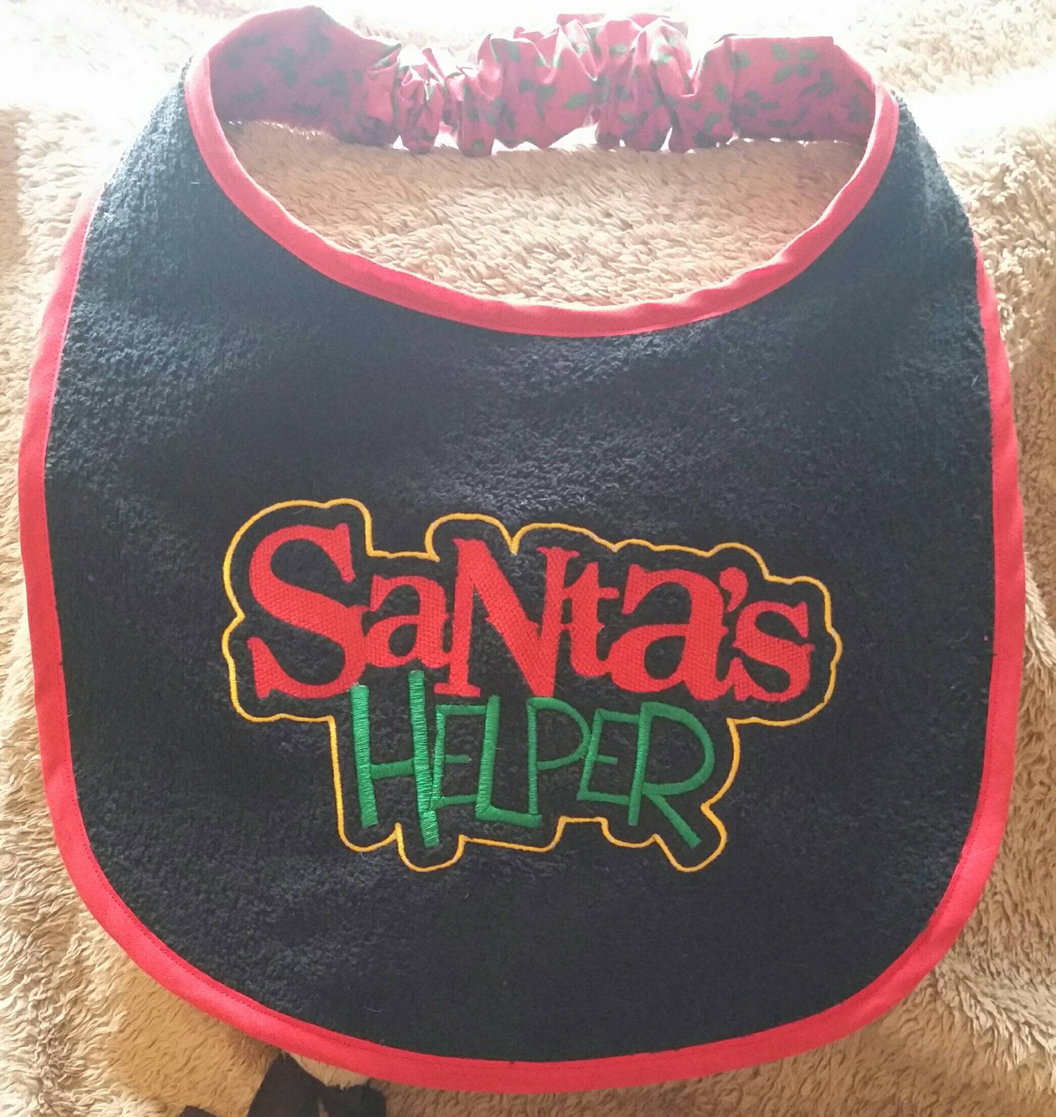 Large Breed Dog Bib: Absorbent Terry Towel Slobber Bib
