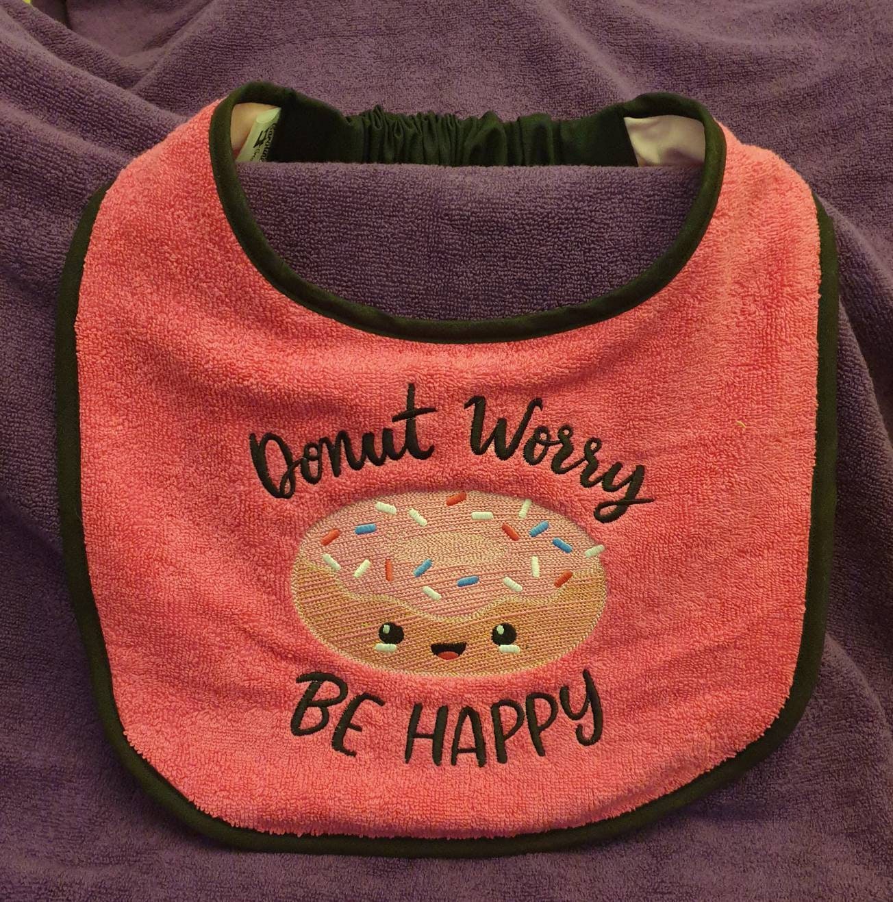 Large Breed Dog Bib: Absorbent Terry Towel, Newfoundland, St Bernard