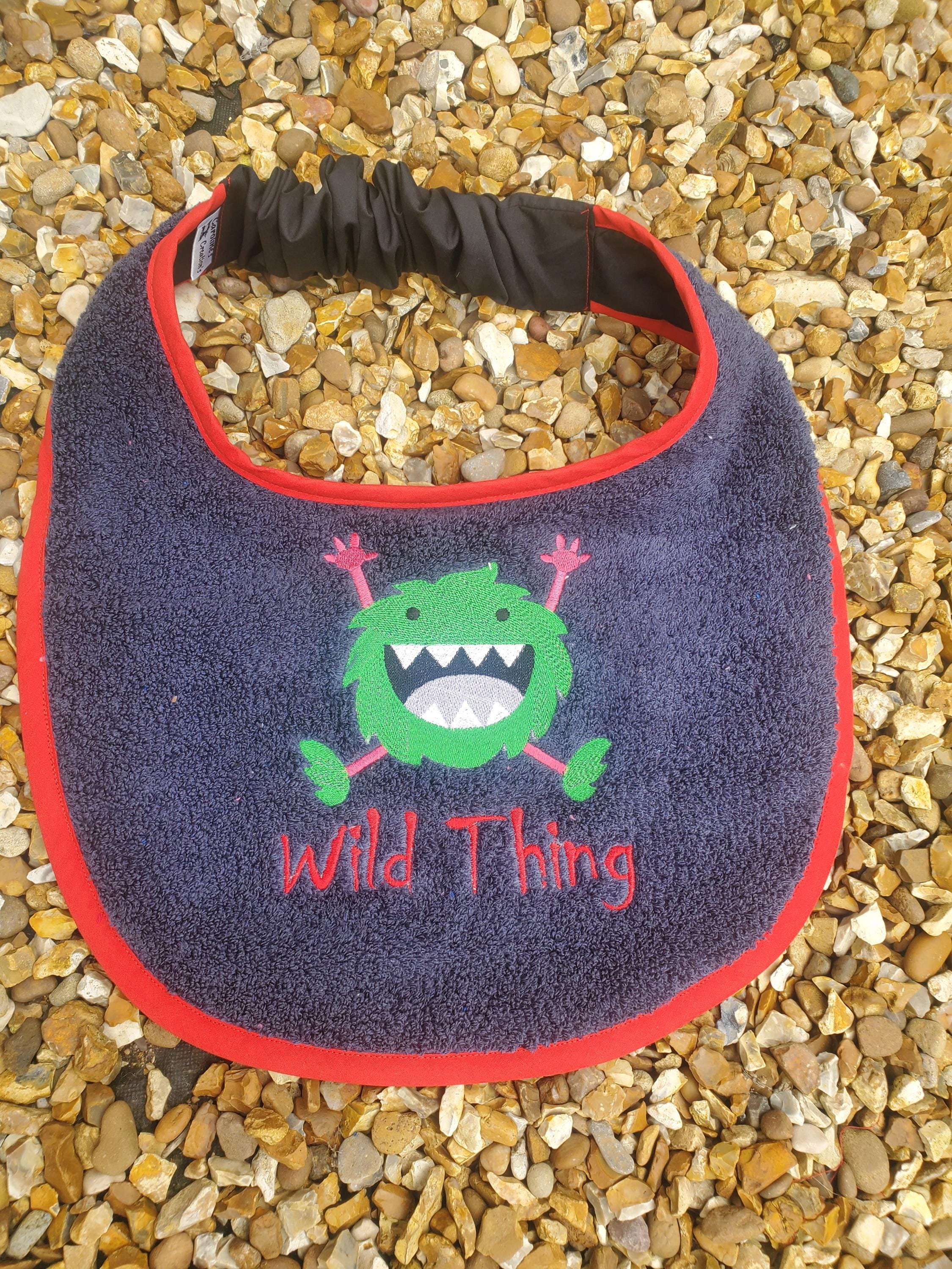 Large Breed Dog Bib: Terry Towel Slobber Catcher, Newfoundland Size