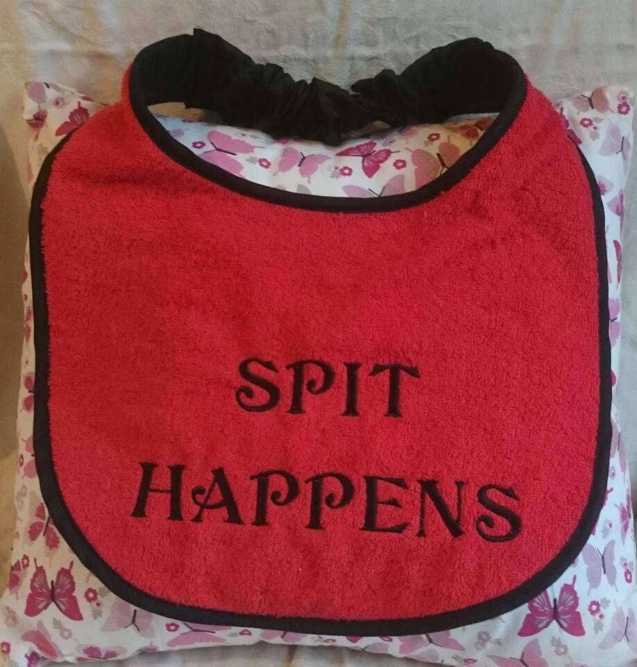Personalized Large Breed Dog Bib: Absorbent Terry Towel, Slobber Drool Catcher