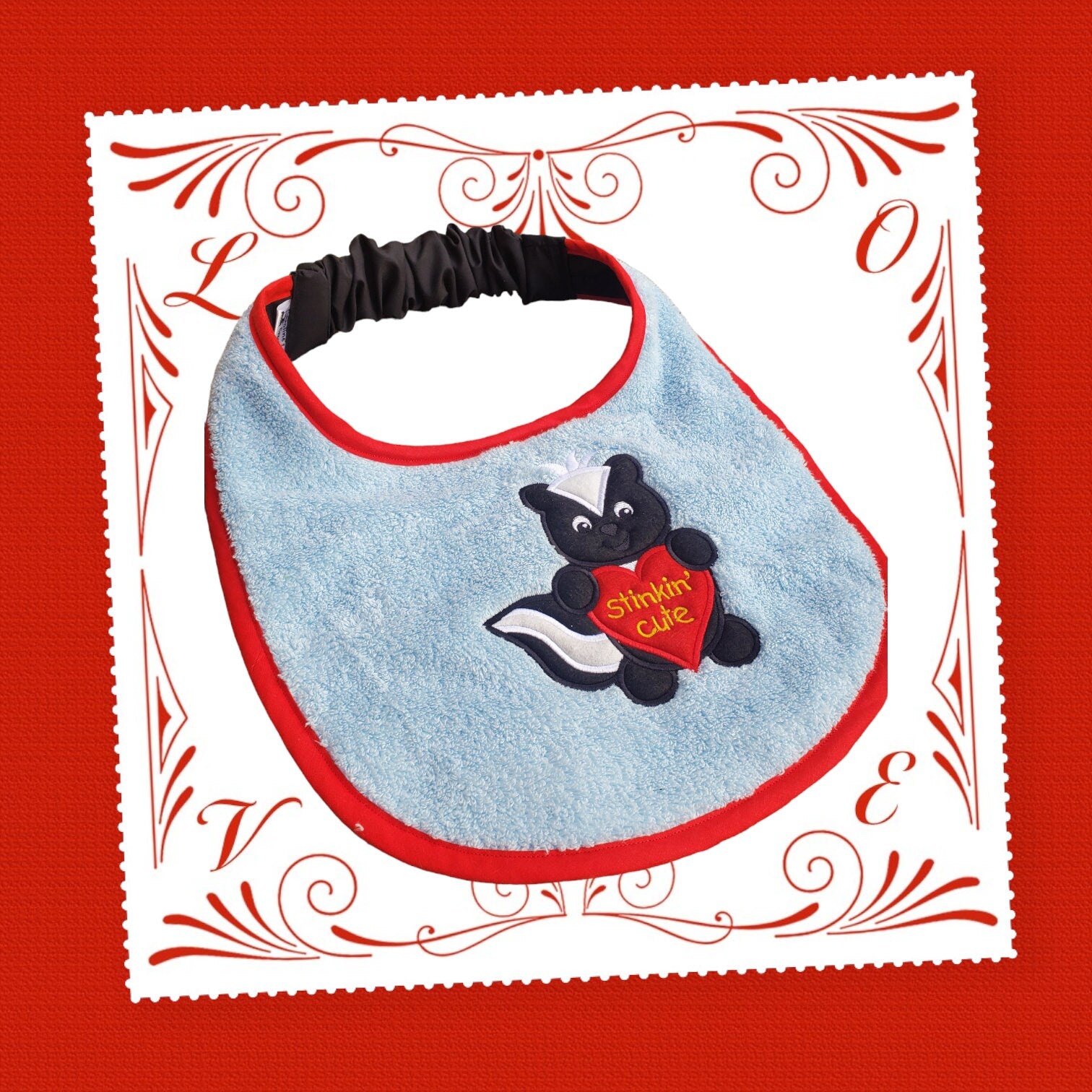 Large Breed Dog Bib: Absorbent Terry Towel, Newfoundland, St Bernard