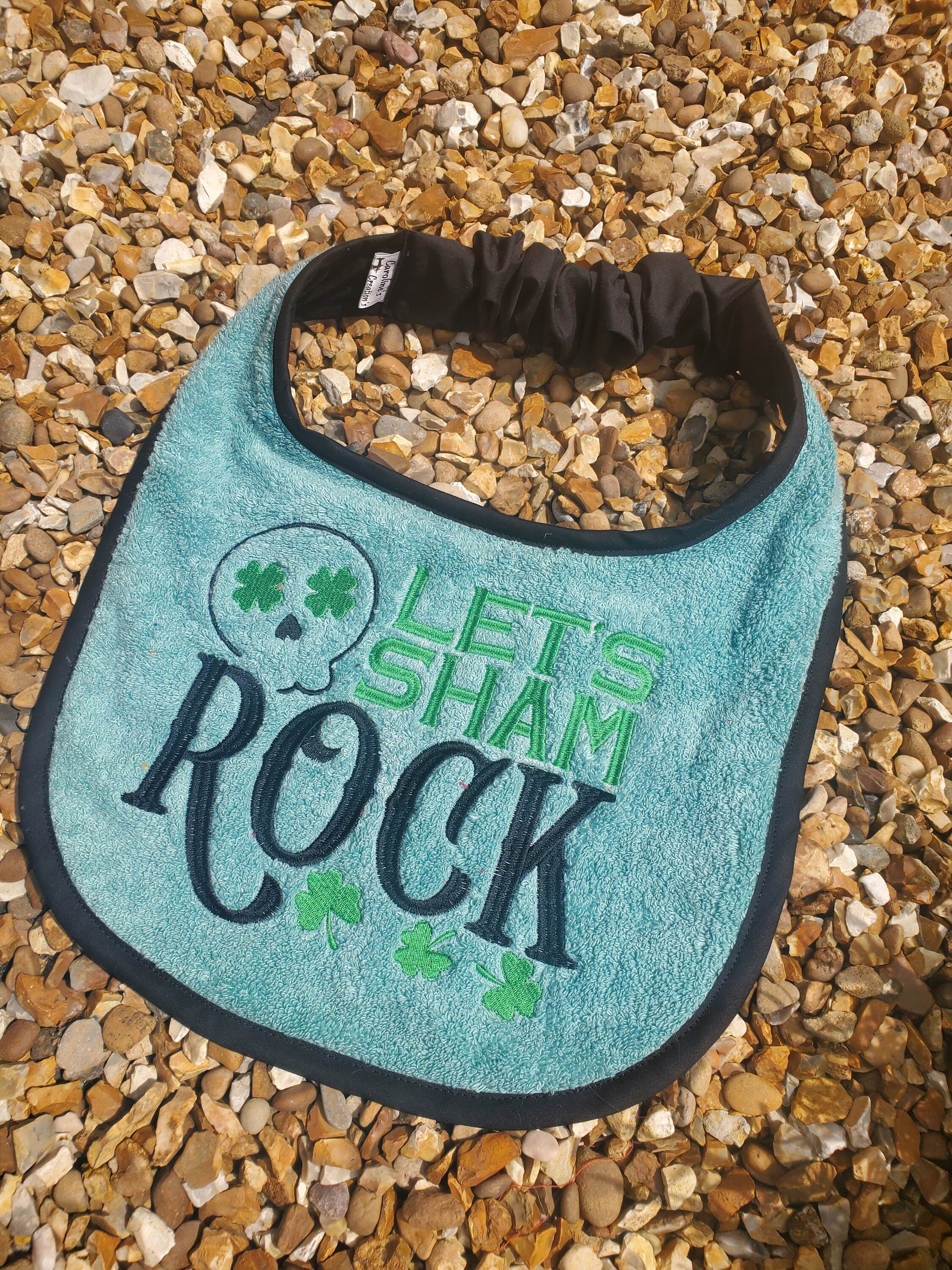 Large Breed Dog Bib: Terry Towel Slobber Catcher, Newfoundland Bib
