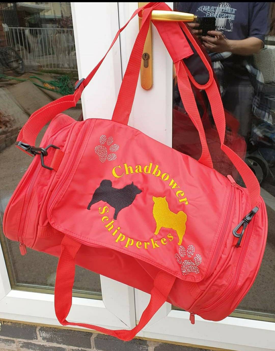 Personalized Sports Holdall: Embroidered Gym/Dog Show Bag