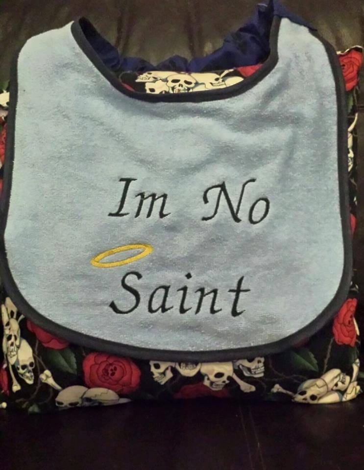 Large Breed Dog Bib: Terry Towel Slobber Bib for Newfoundland