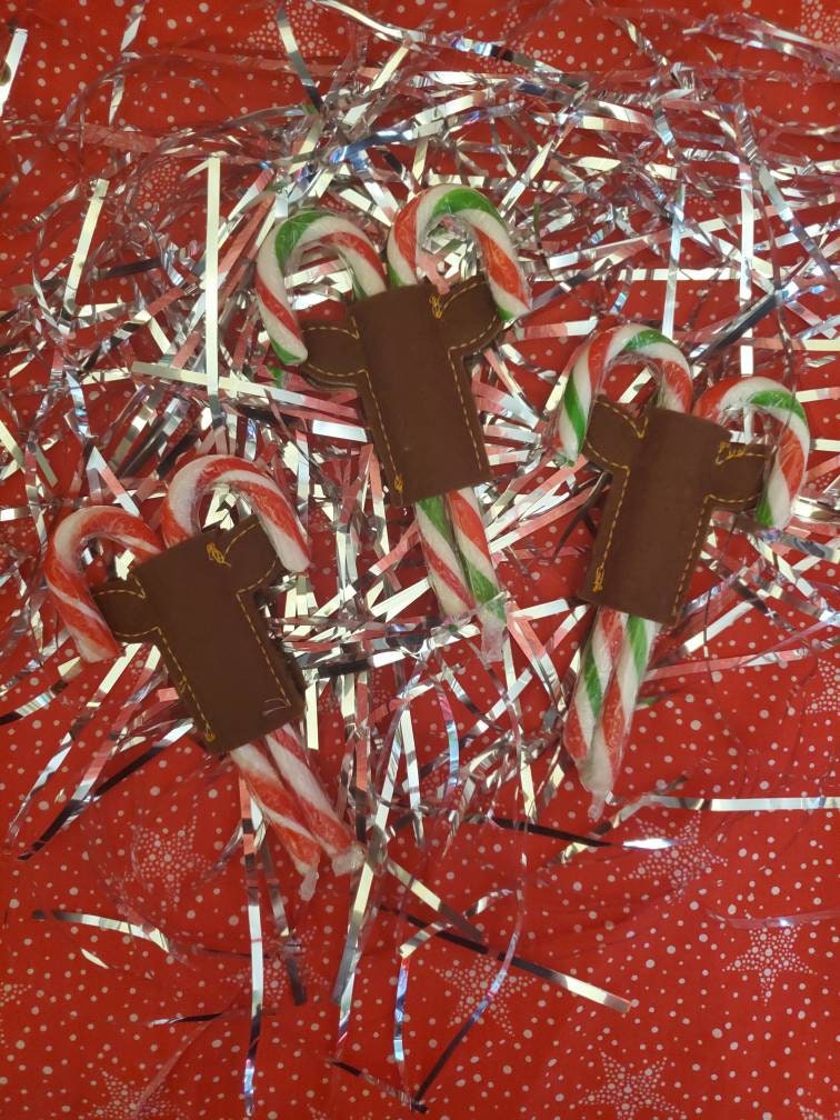 Handmade Reindeer Candy Cane Holder: Christmas Party Favor