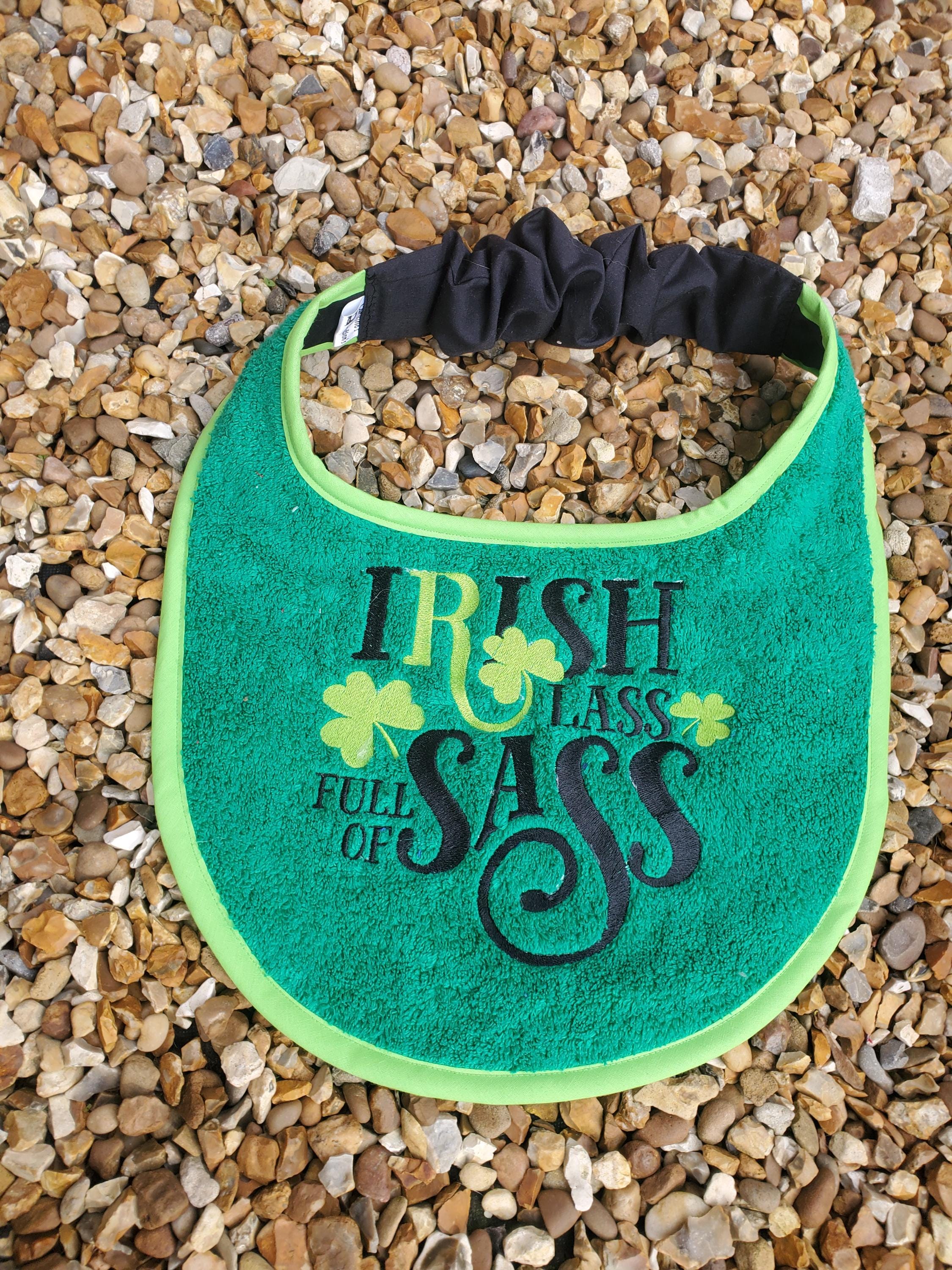 Personalized Large Dog Bib: Terry Towel Slobber Bib, Newfoundland Breed