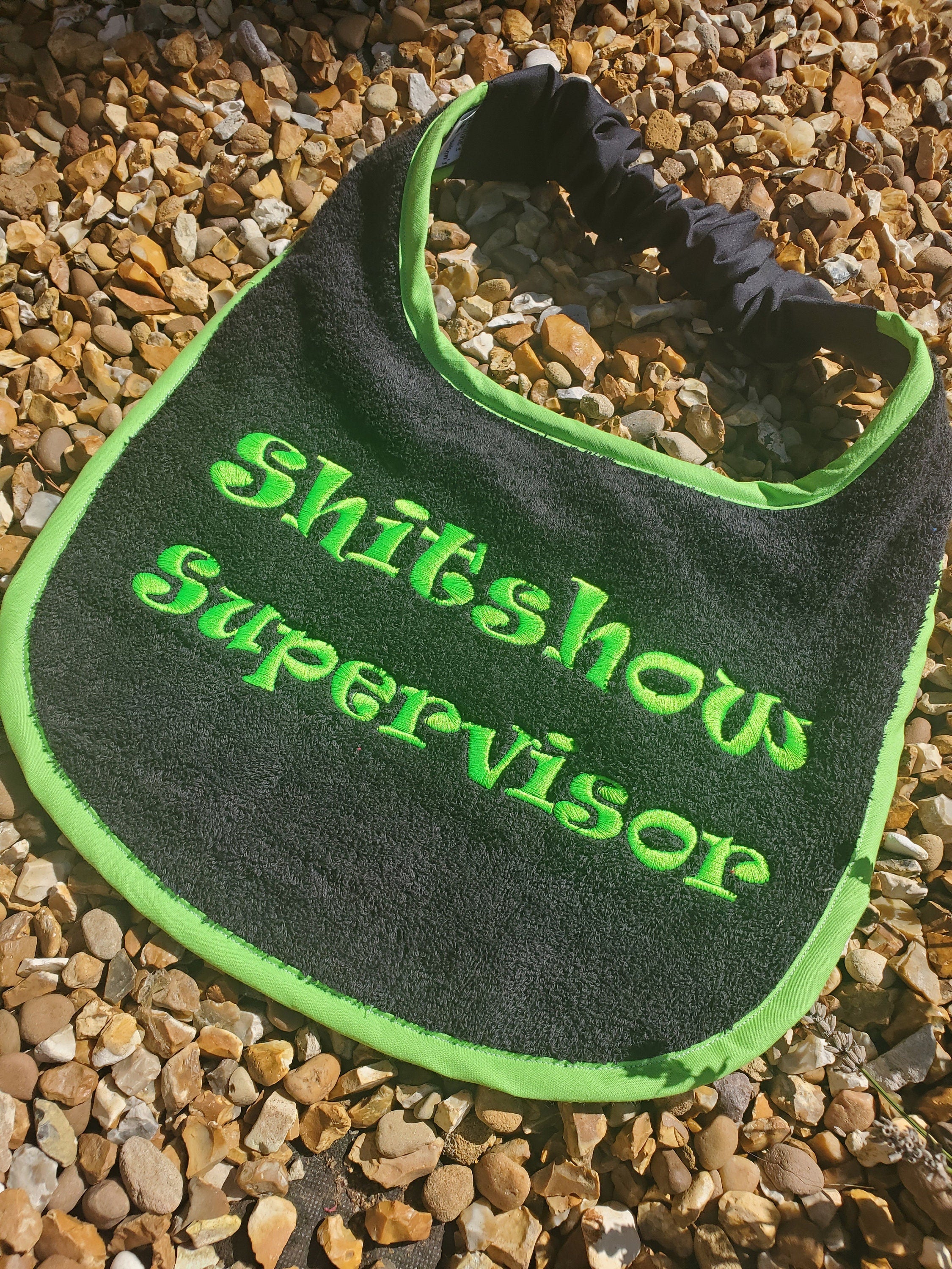 Large Breed Dog Bib: Absorbent Terry Towel, Newfoundland, St Bernard