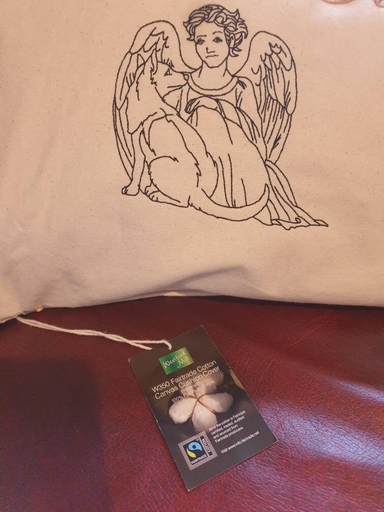 Personalized Pet Memorial Cushion Cover: Pet Loss Gift