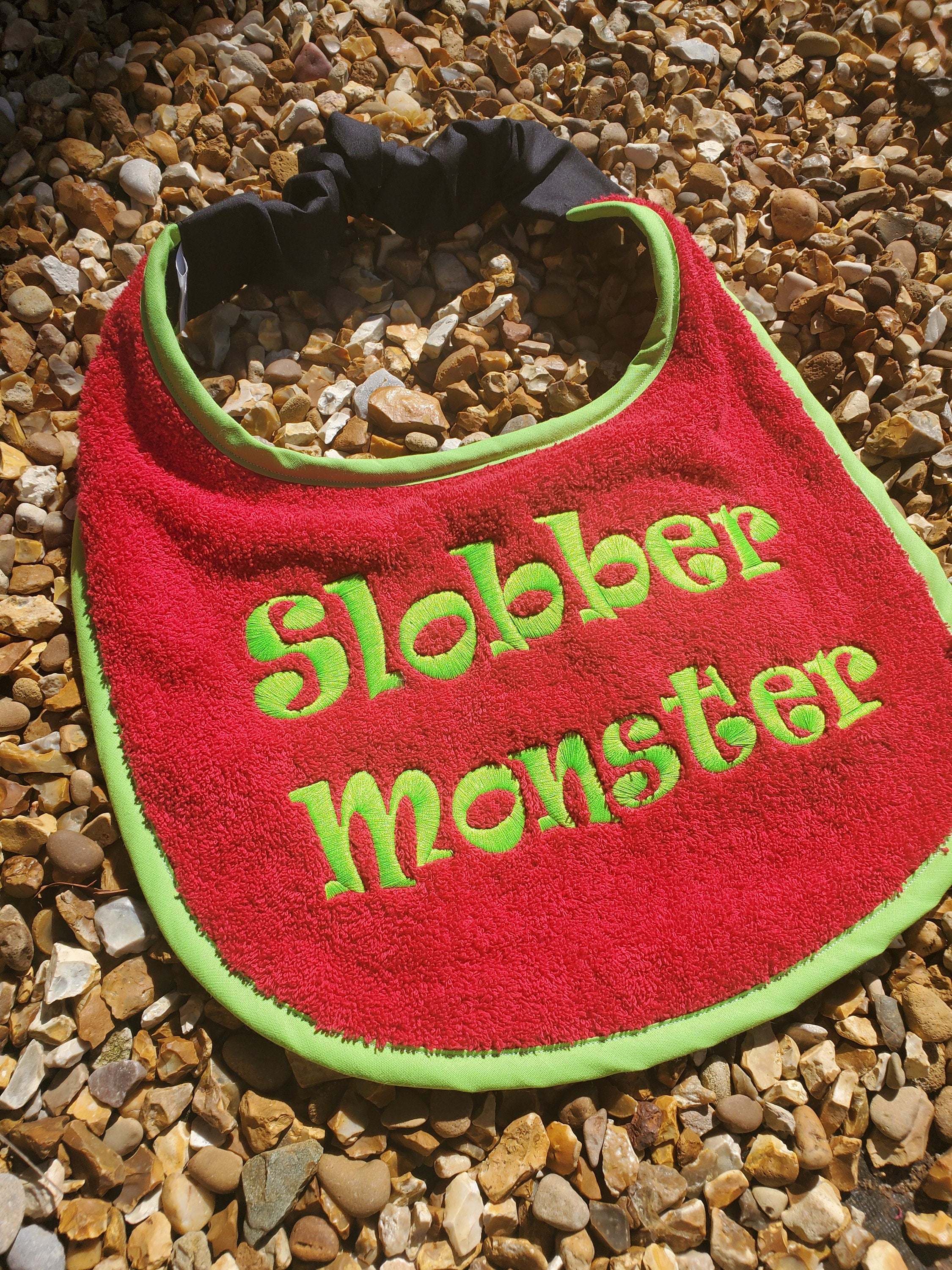 Large Breed Dog Bib: Absorbent Terry Towel, Newfoundland, St Bernard