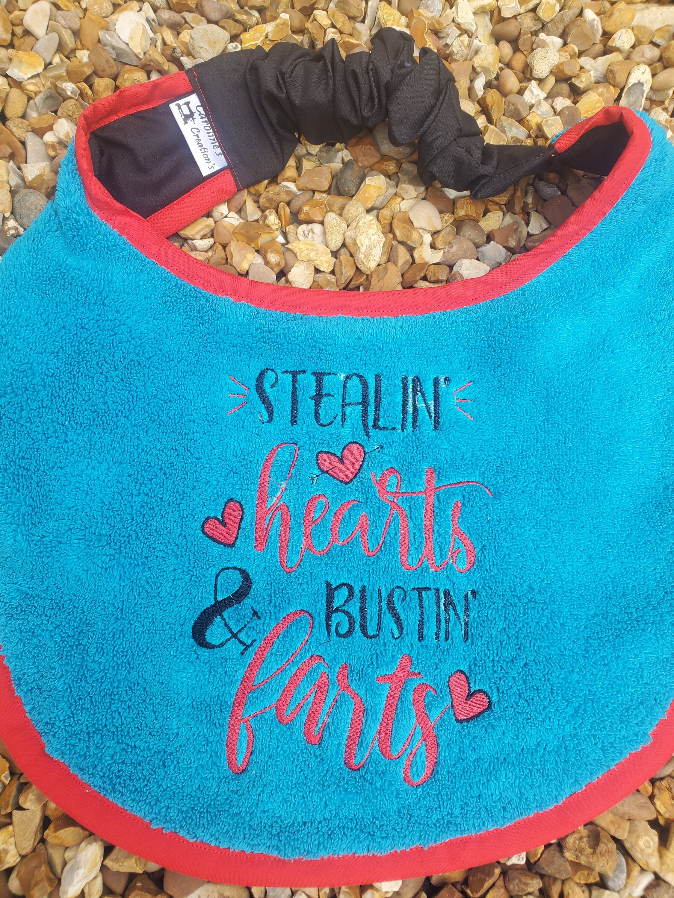 Large Breed Dog Bib: Absorbent Terry Towel, Newfoundland, Personalized